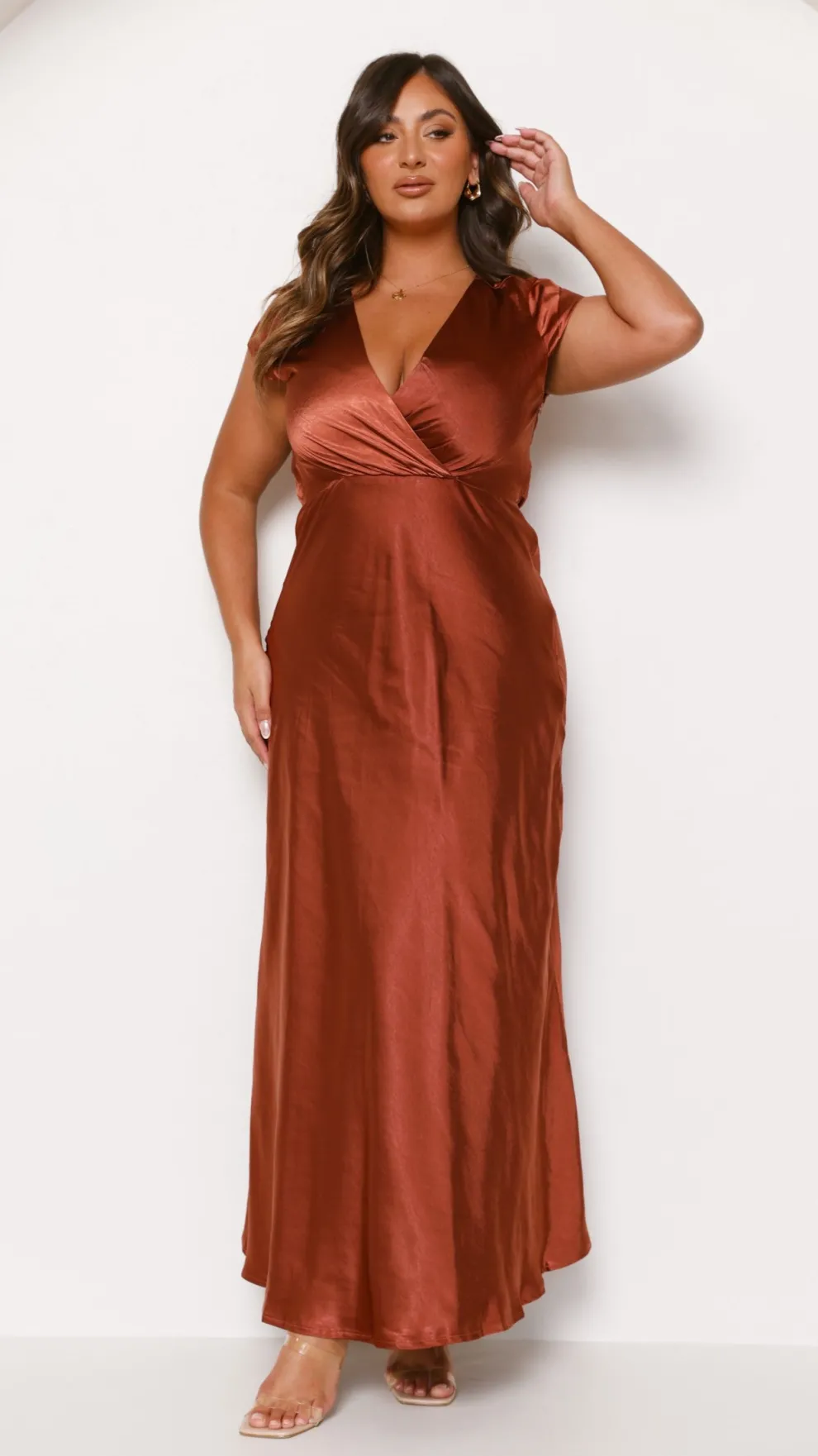 Selma Maxi Dress - Rust