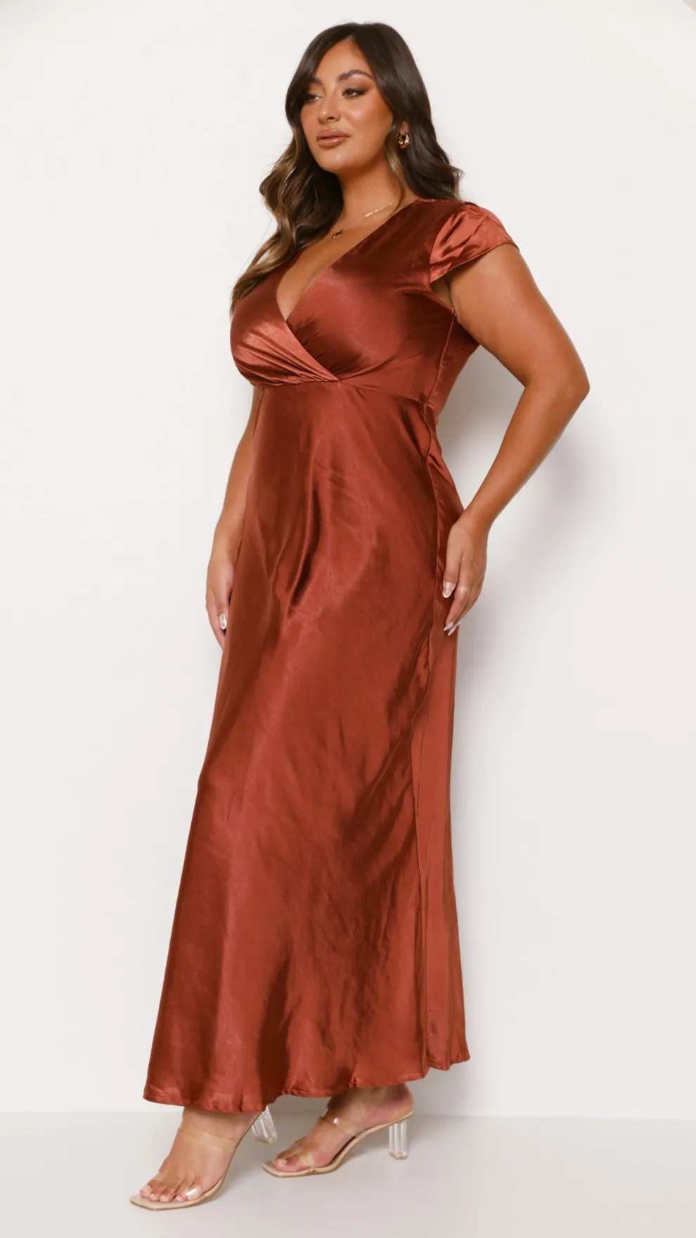Selma Maxi Dress - Rust