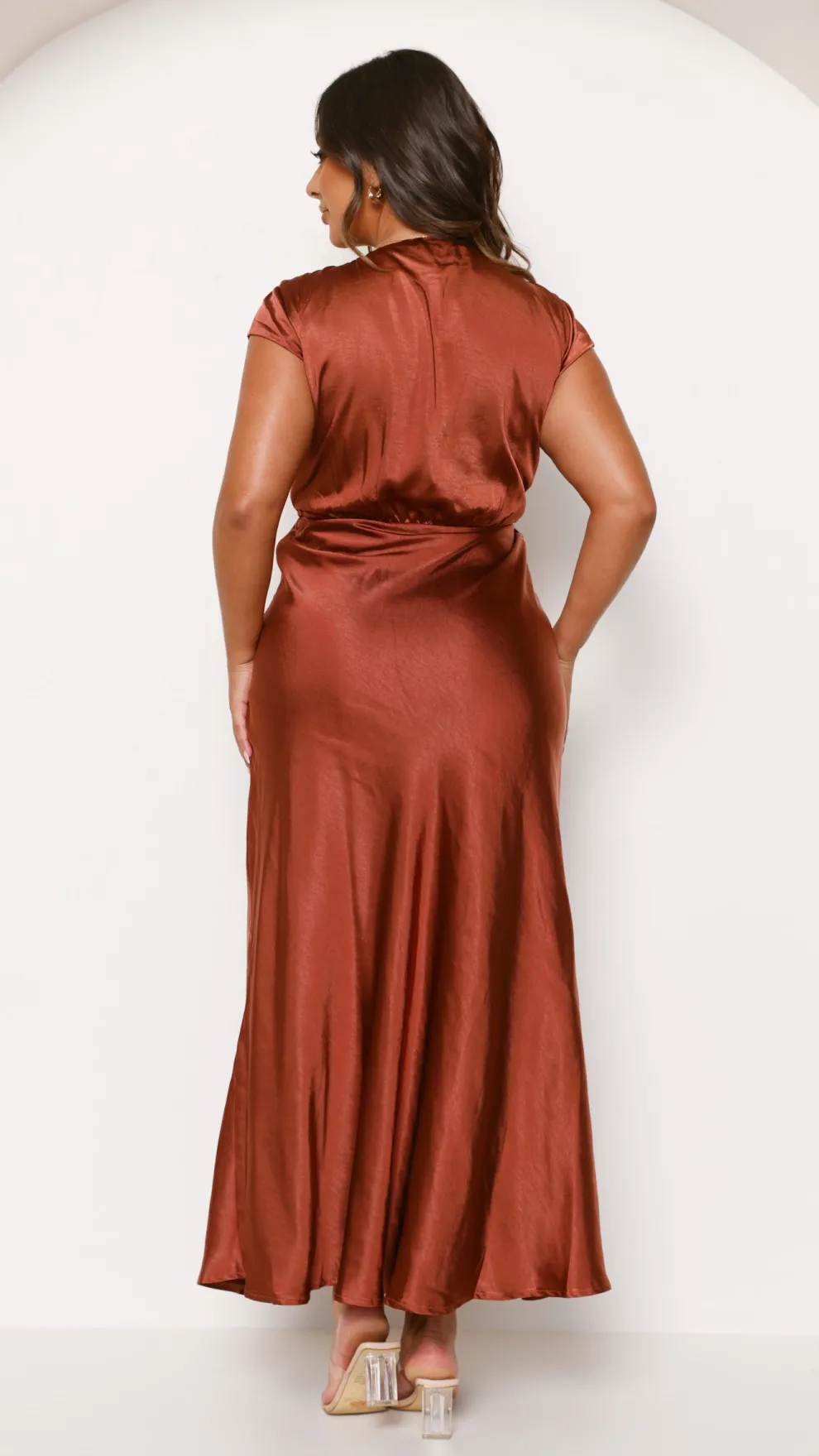 Selma Maxi Dress - Rust