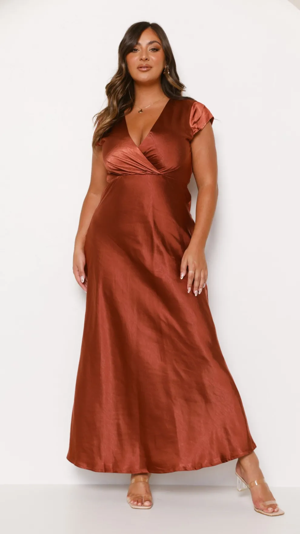 Selma Maxi Dress - Rust