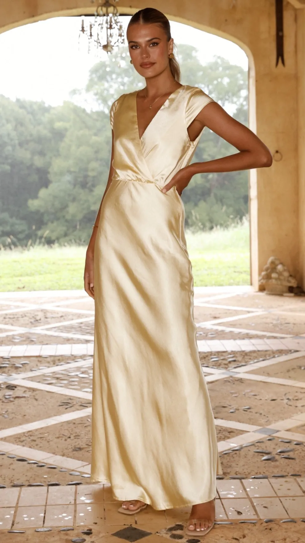 Selma Maxi Dress - Yellow