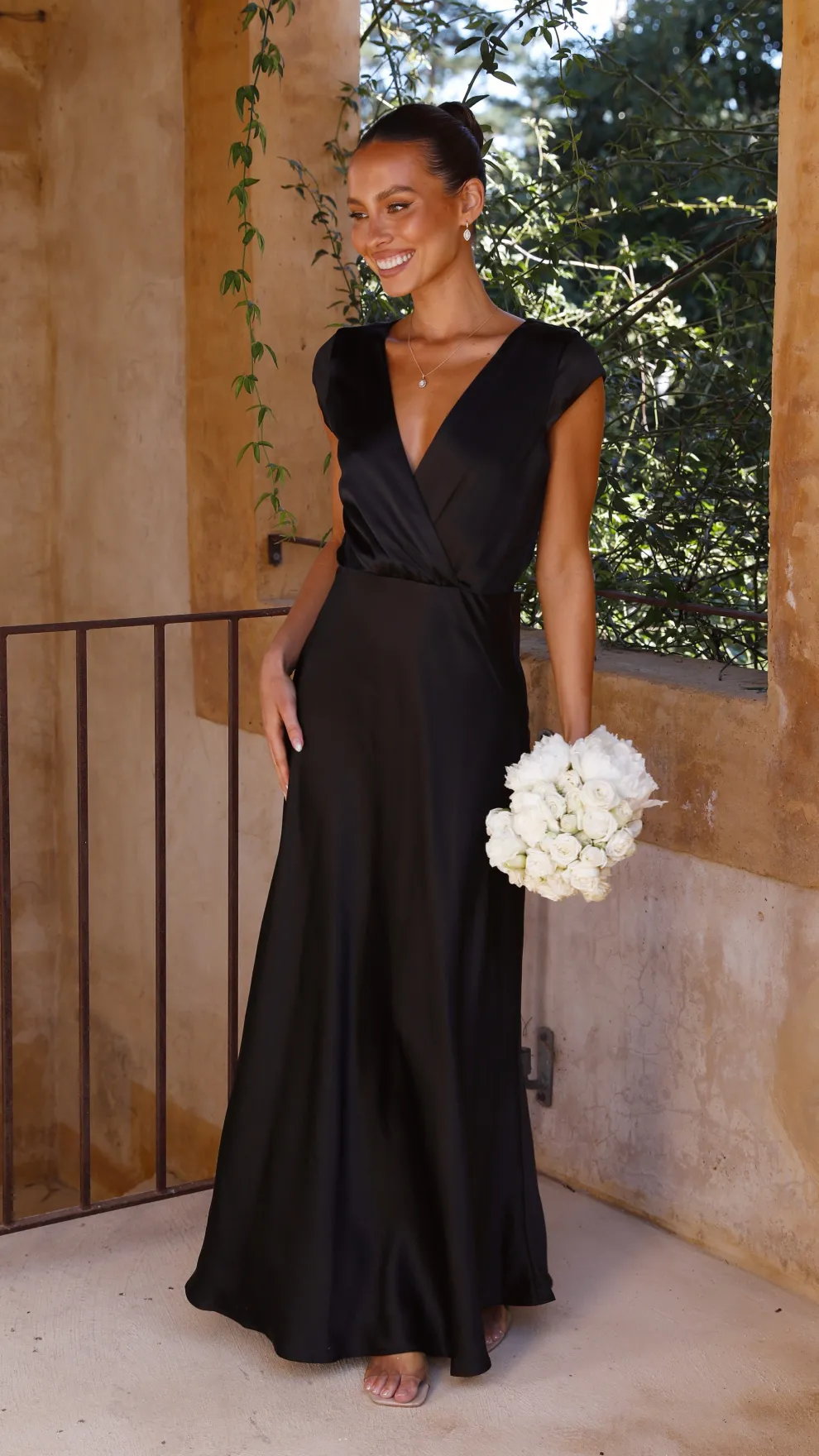 Selma Maxi Dress - Black
