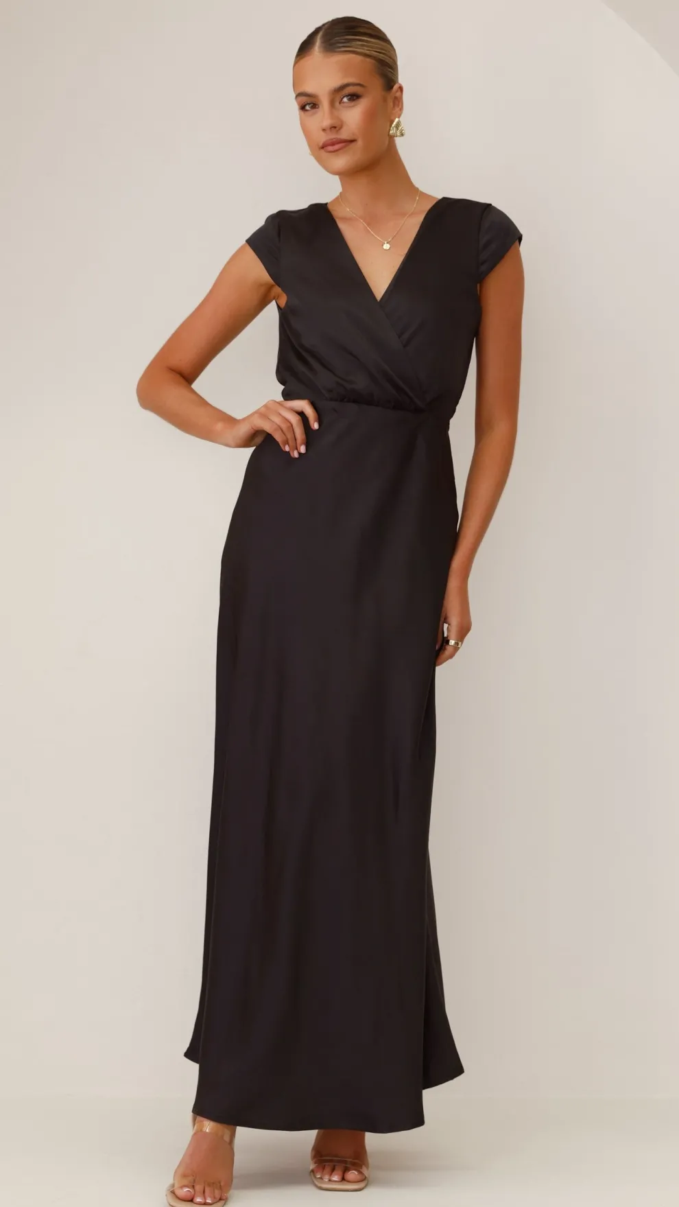 Selma Maxi Dress - Black