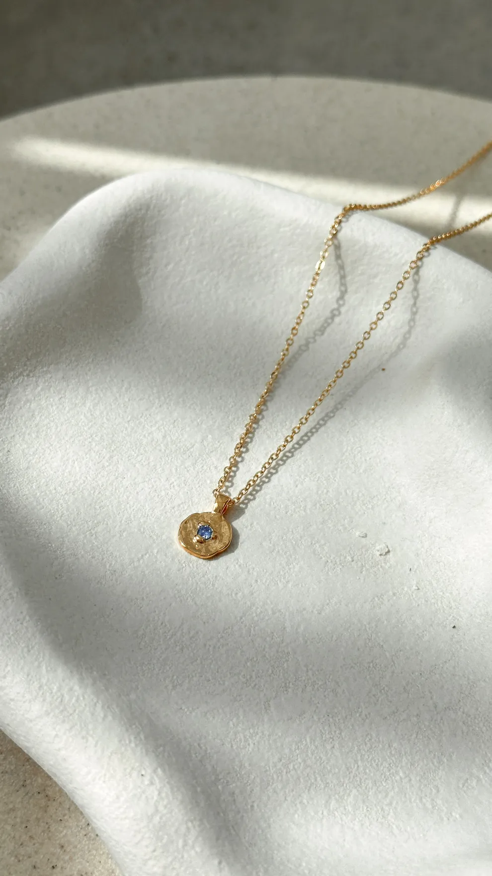 September Birthstone Necklace - Sapphire