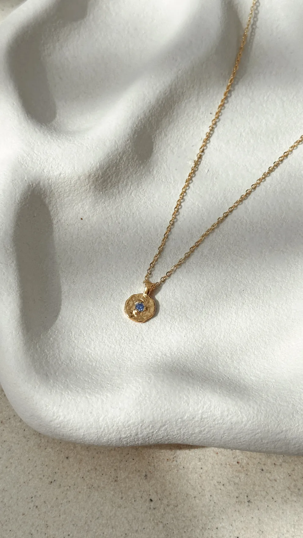 September Birthstone Necklace - Sapphire