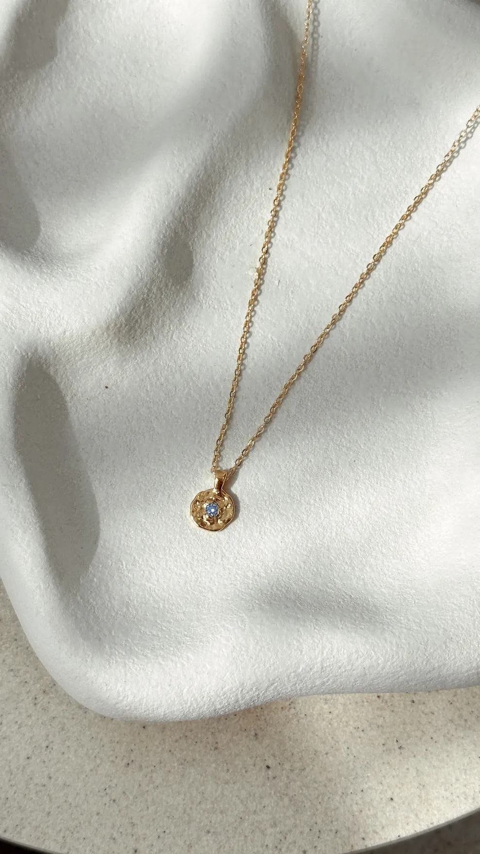 September Birthstone Necklace - Sapphire