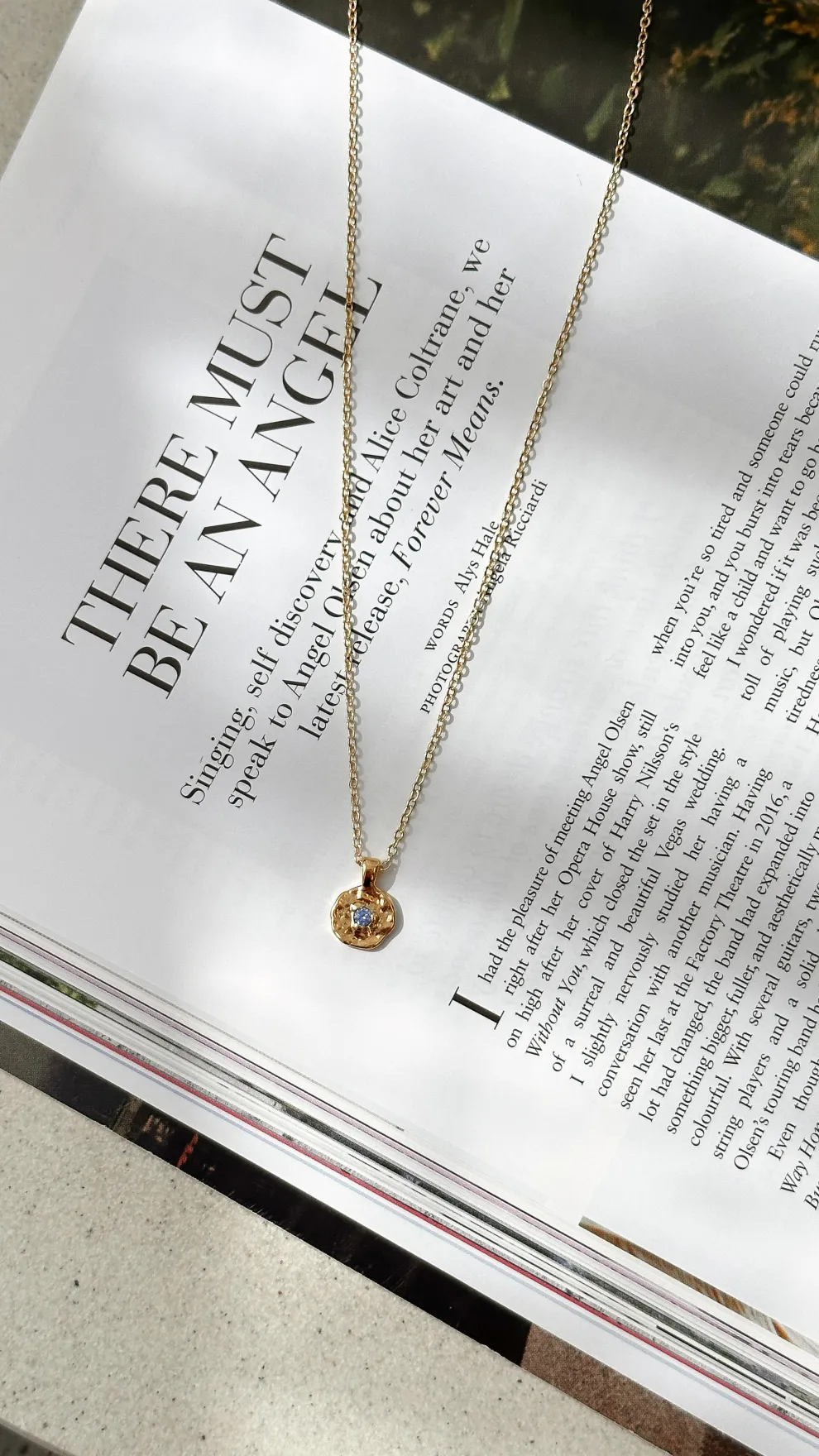 September Birthstone Necklace - Sapphire