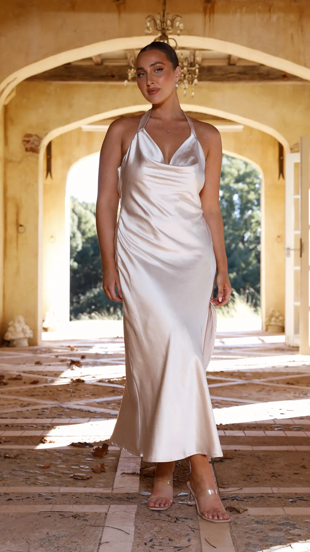 Sian Maxi Dress - Champagne