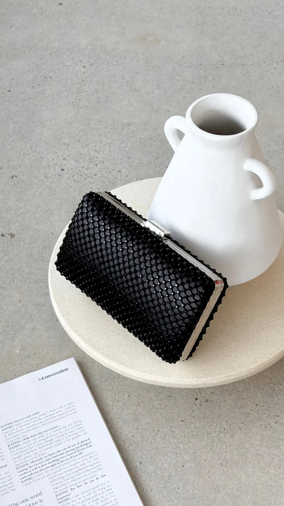 Sloan Clutch Bag - Black