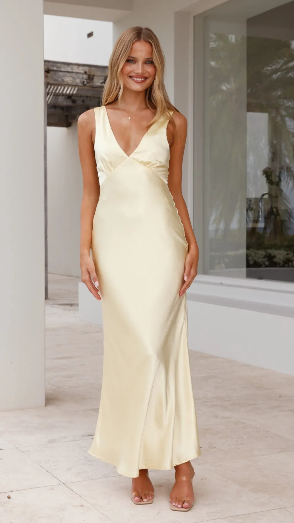 Sofia Maxi Dress - Yellow