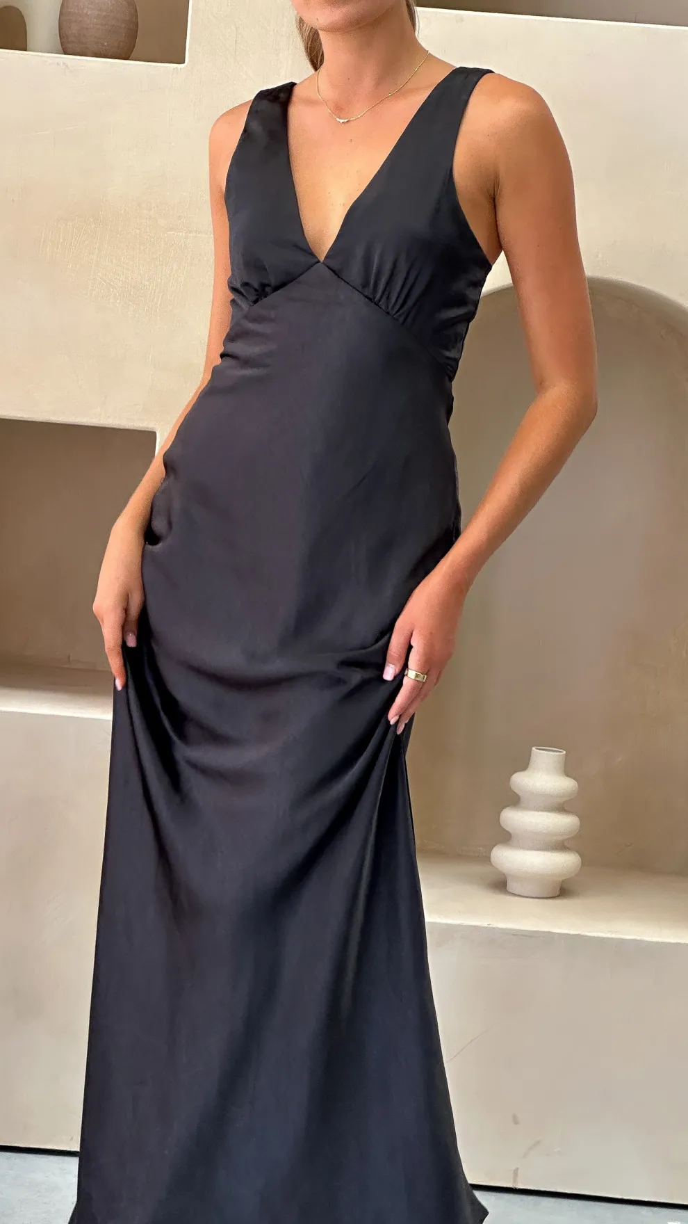 Sofia Maxi Dress - Black