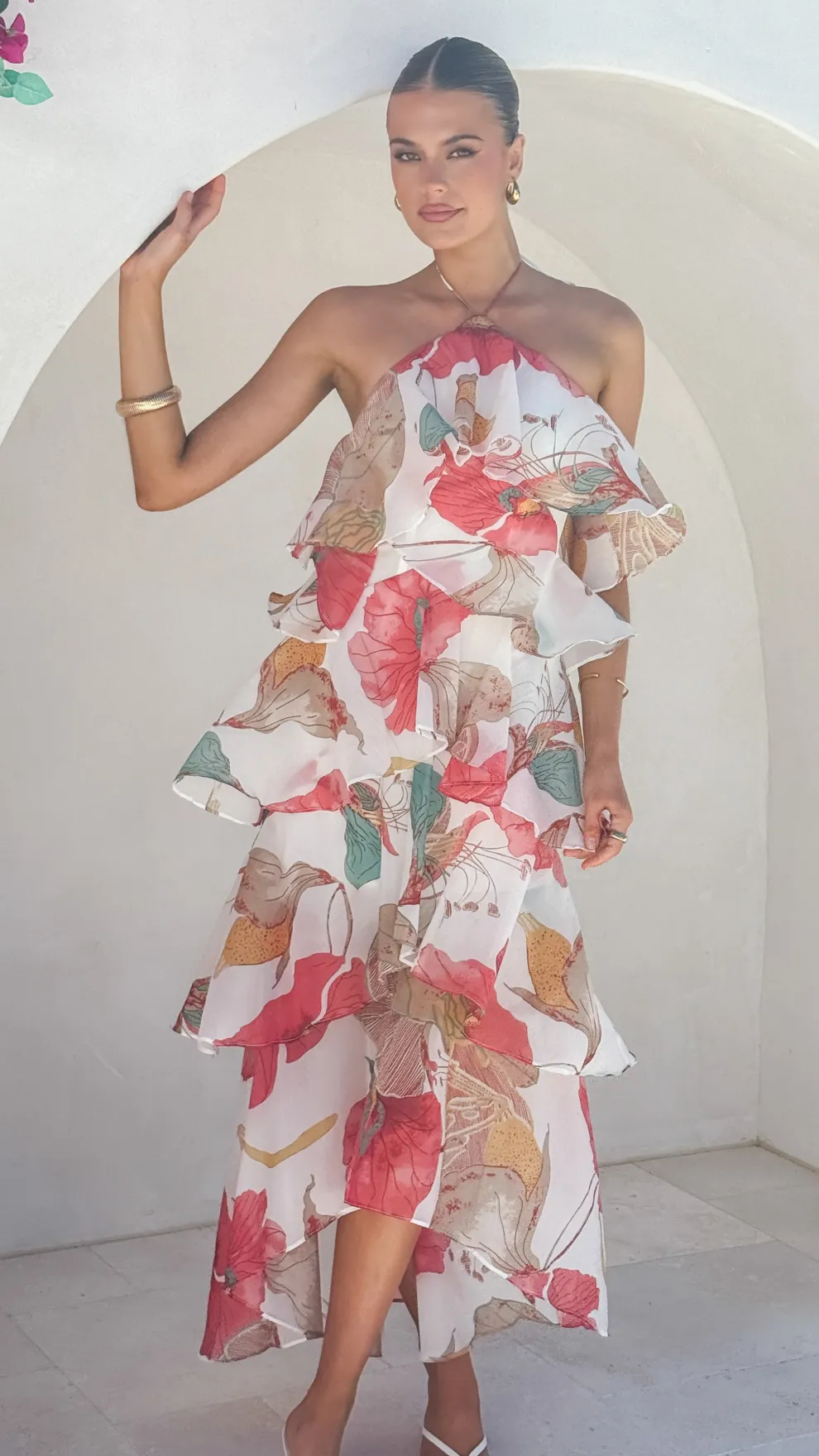 Soho Maxi Dress - Blush Lotus