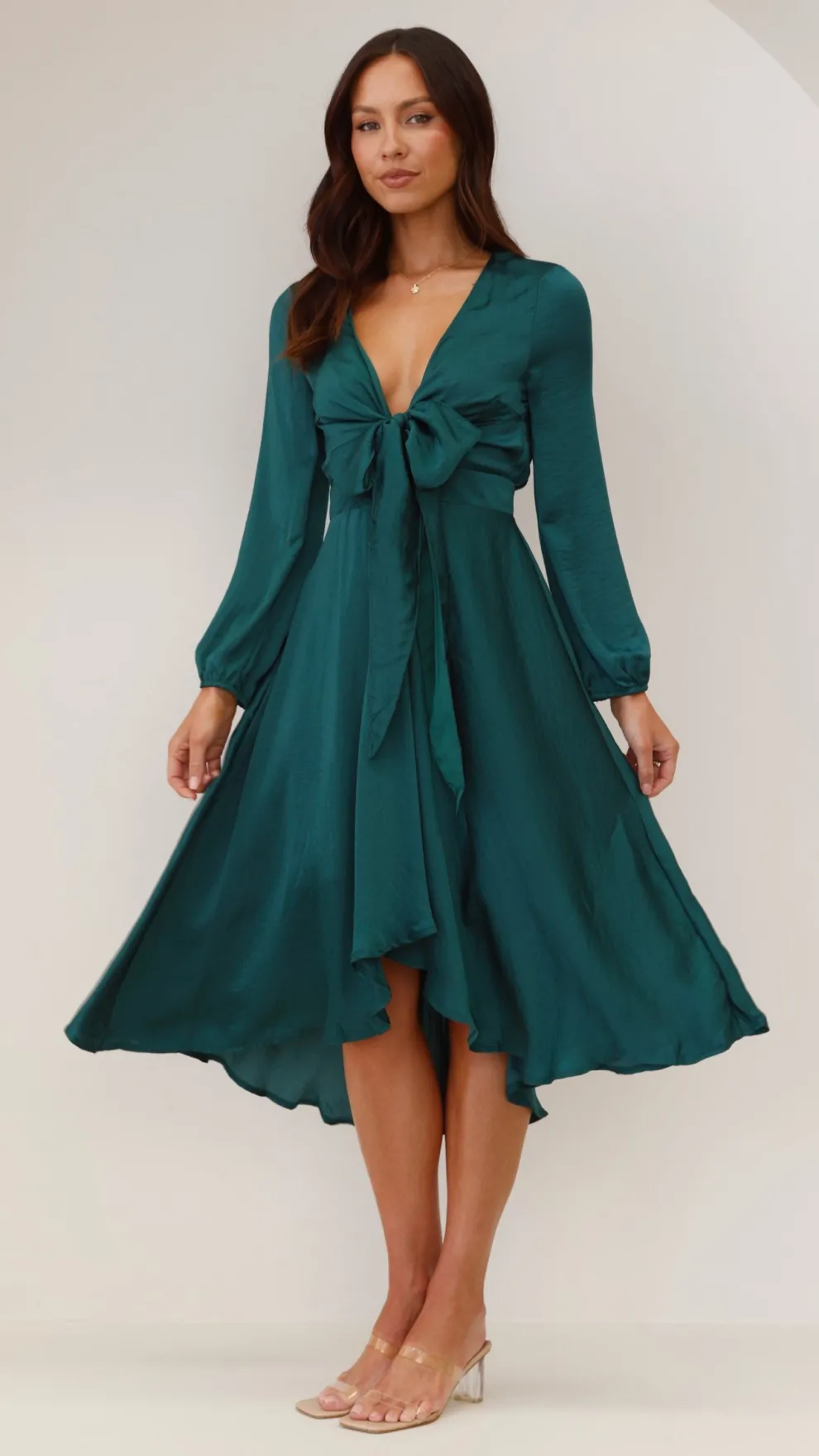 Starry Nights Dress - Emerald
