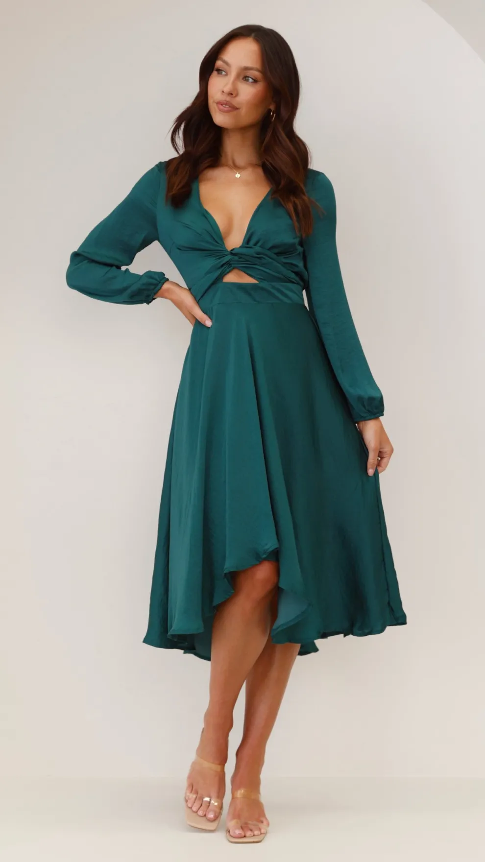 Starry Nights Dress - Emerald