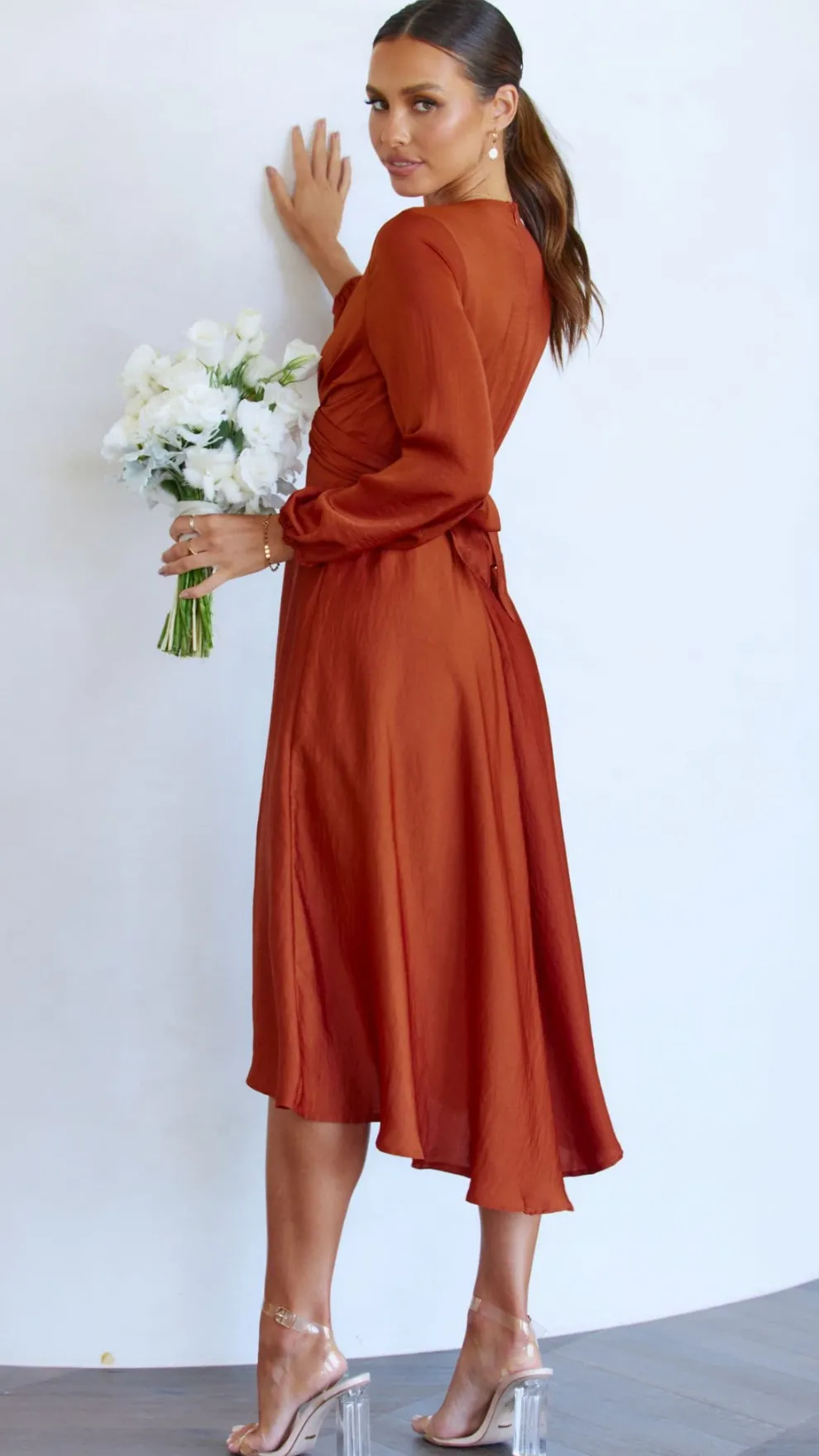 Starry Nights Dress - Rust