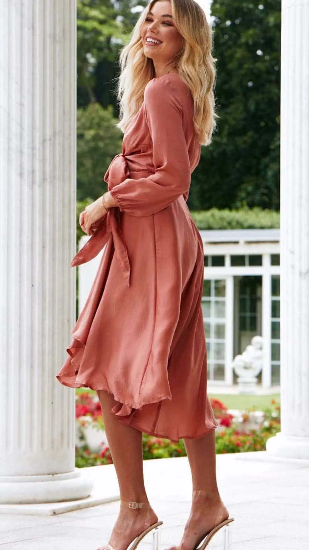 Starry Nights Dress - Baked Rose