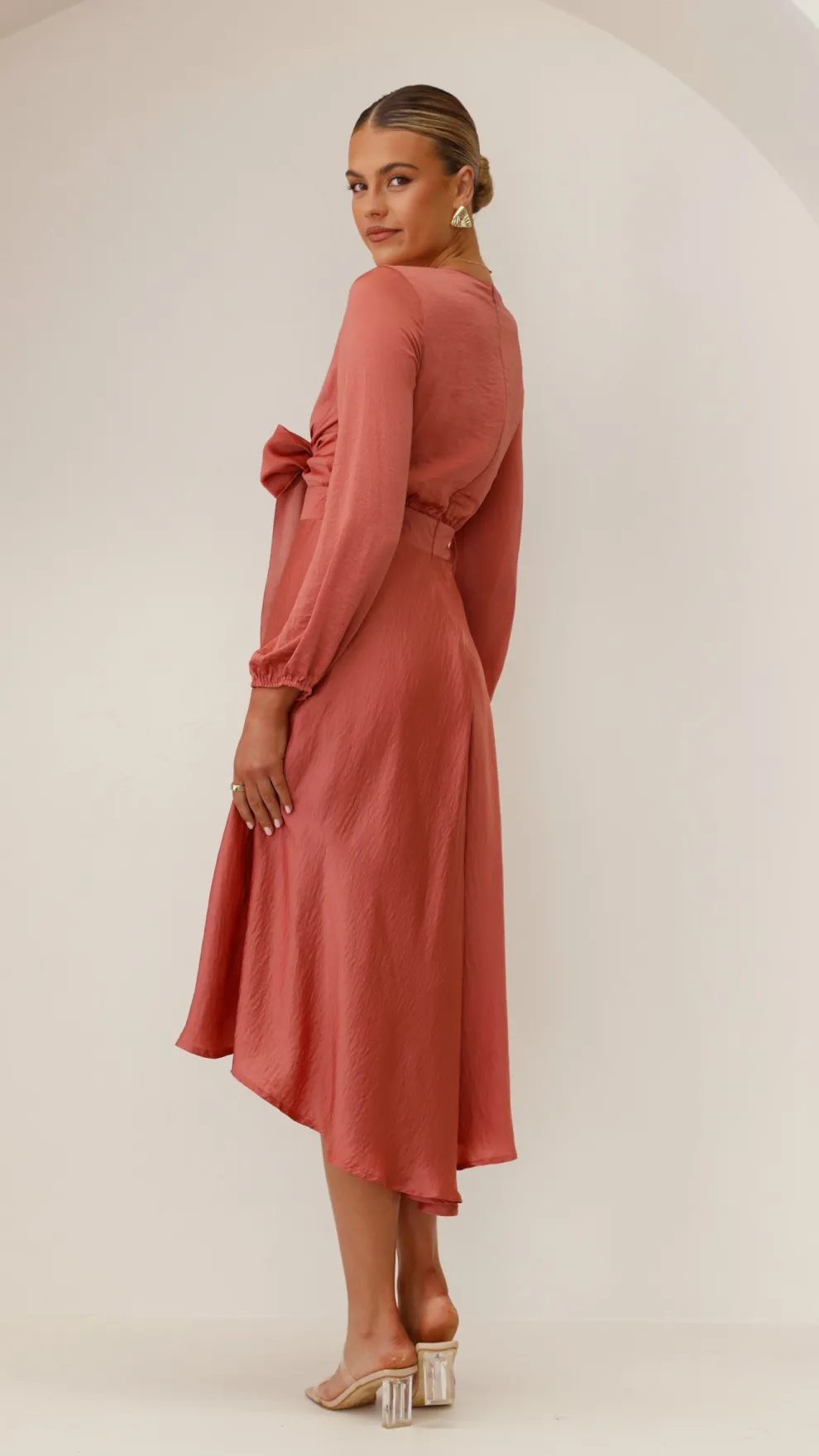 Starry Nights Dress - Baked Rose