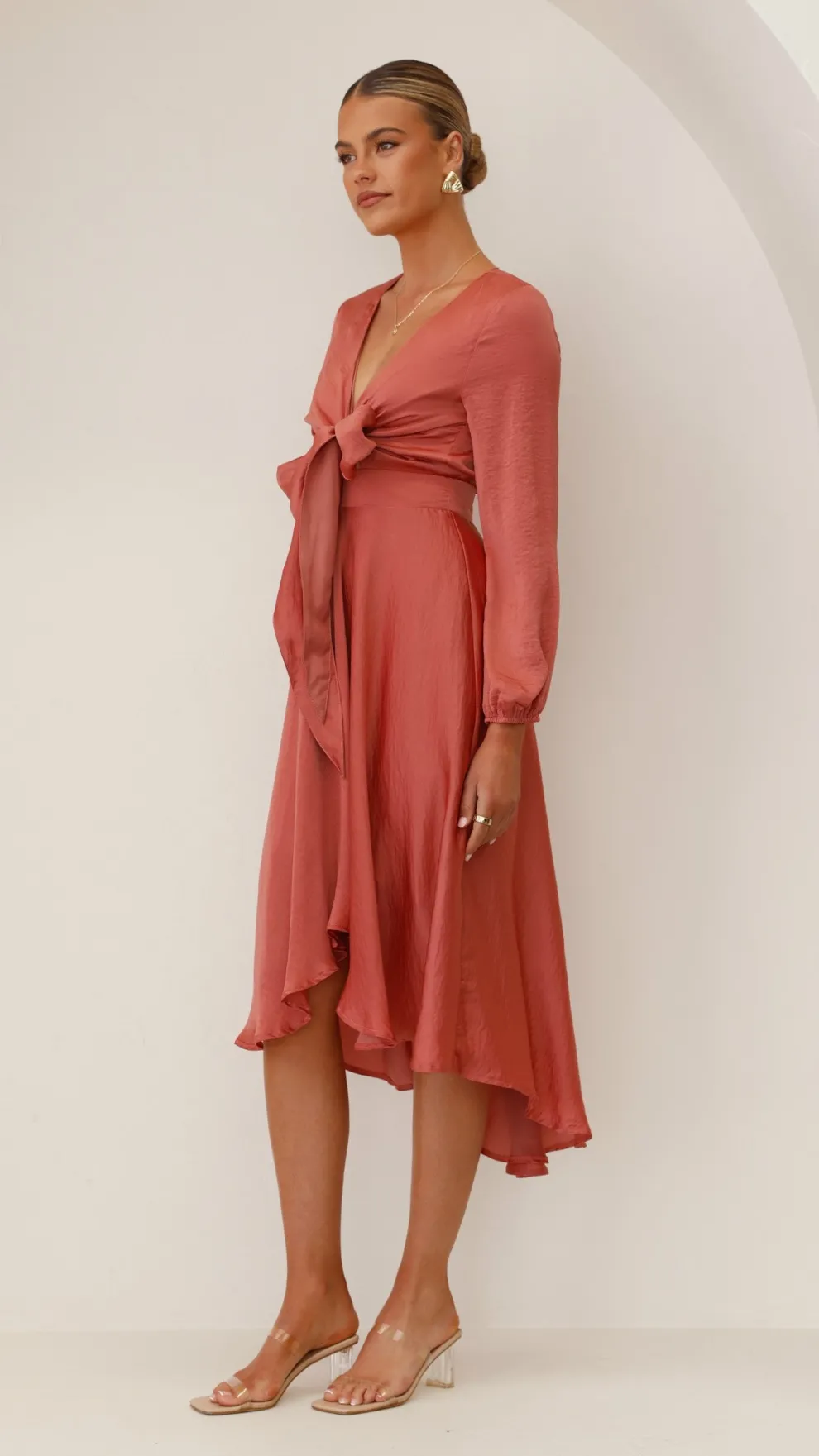 Starry Nights Dress - Baked Rose