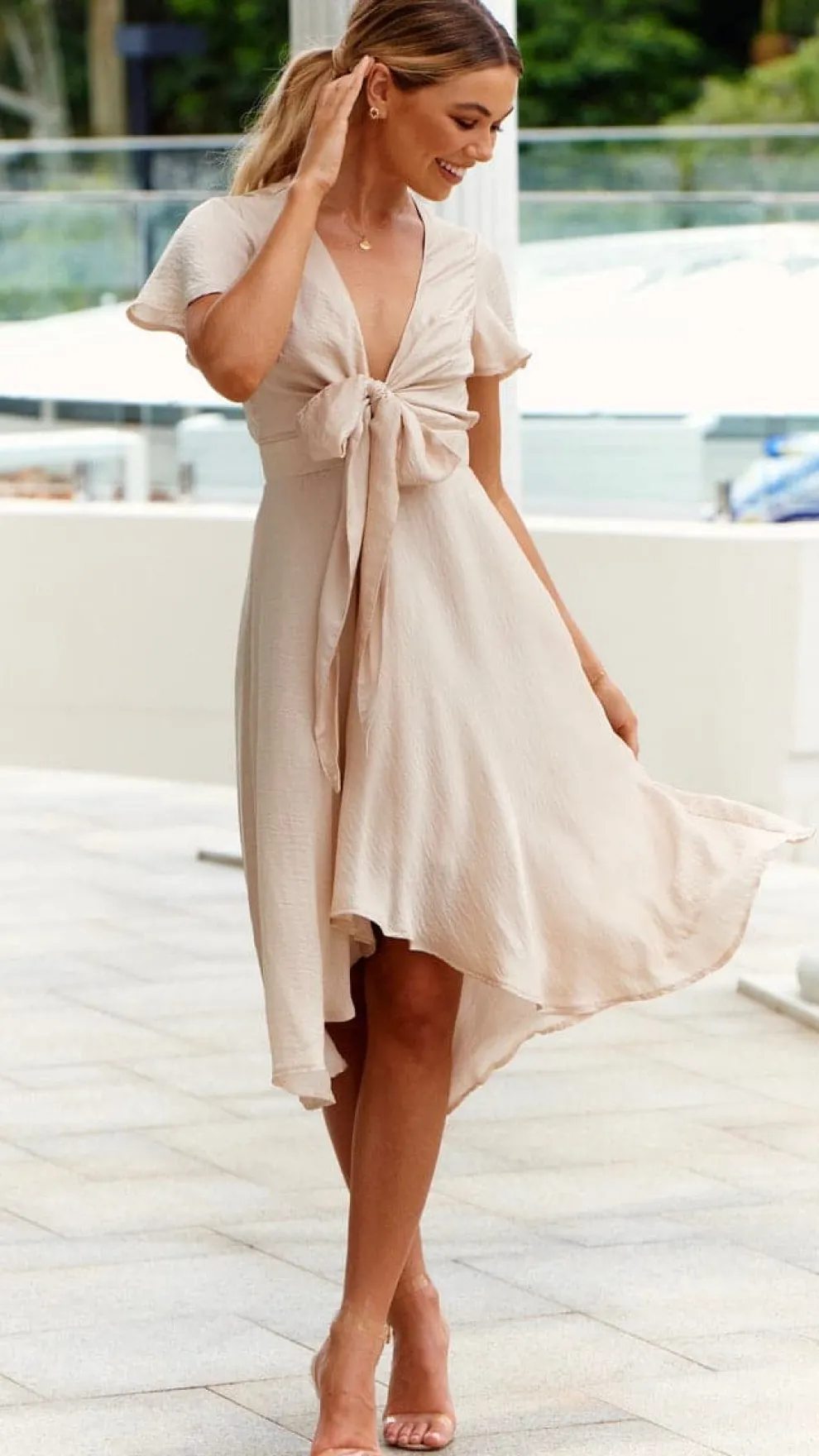 Sunny Daze Dress - Champagne