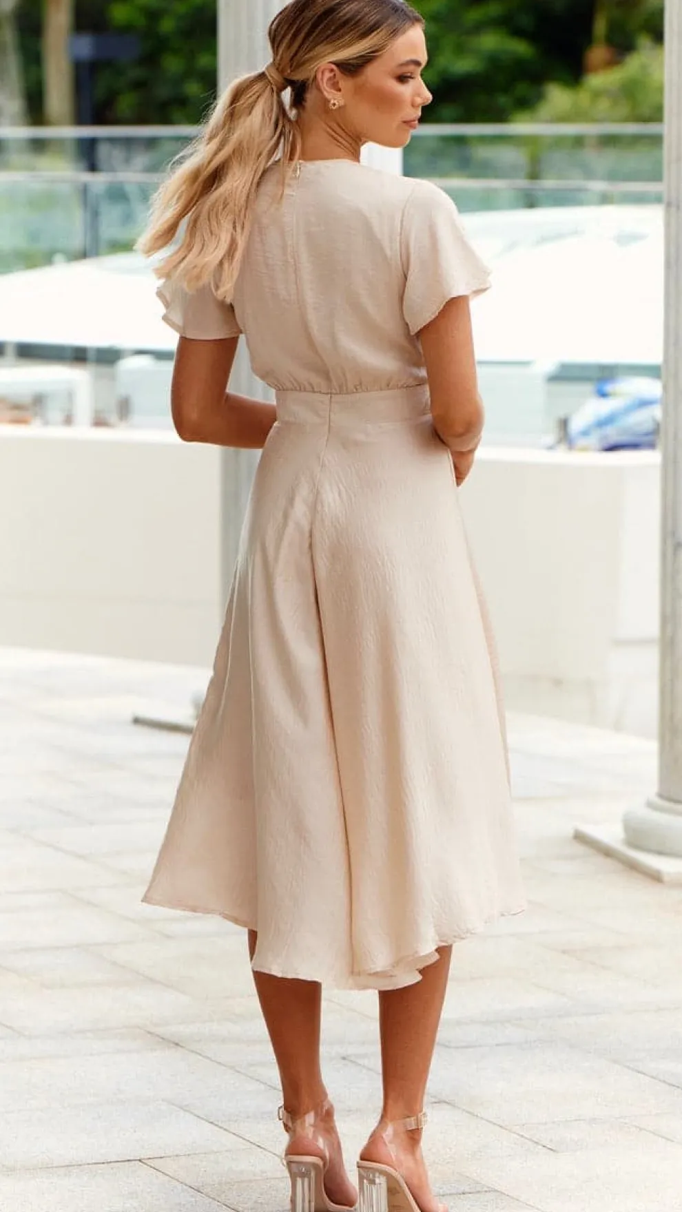 Sunny Daze Dress - Champagne