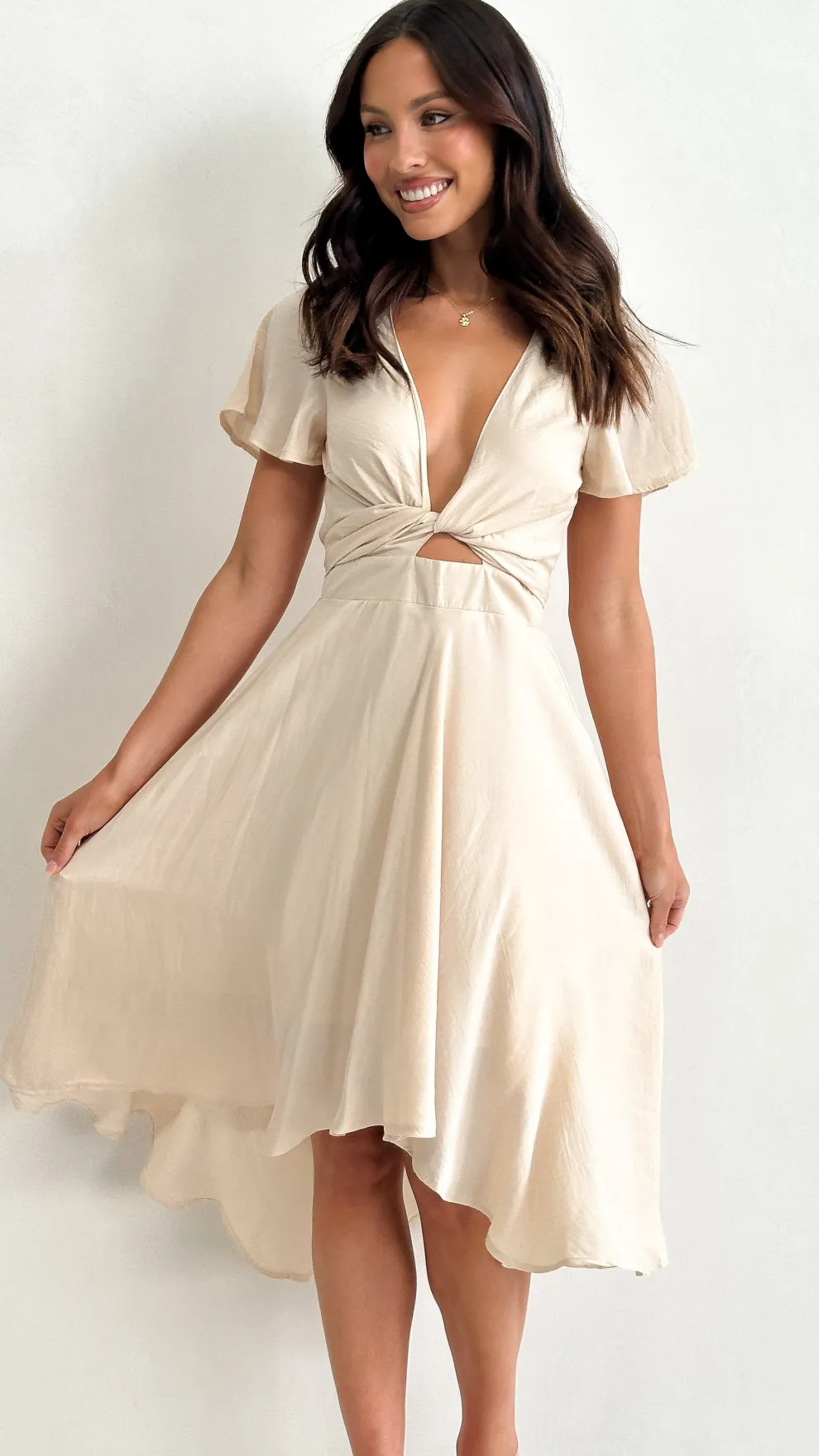 Sunny Daze Dress - Champagne
