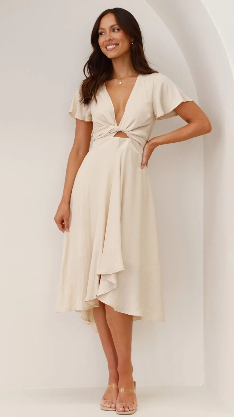 Sunny Daze Dress - Champagne