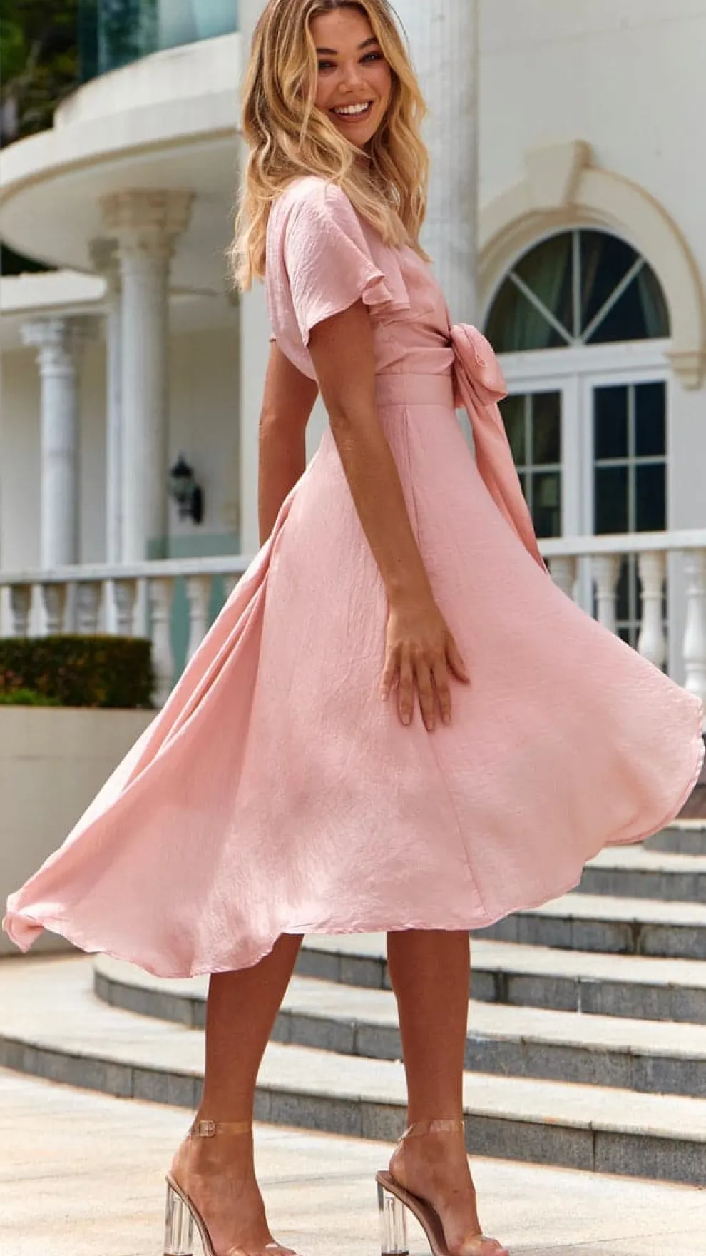 Sunny Daze Dress - Soft Pink