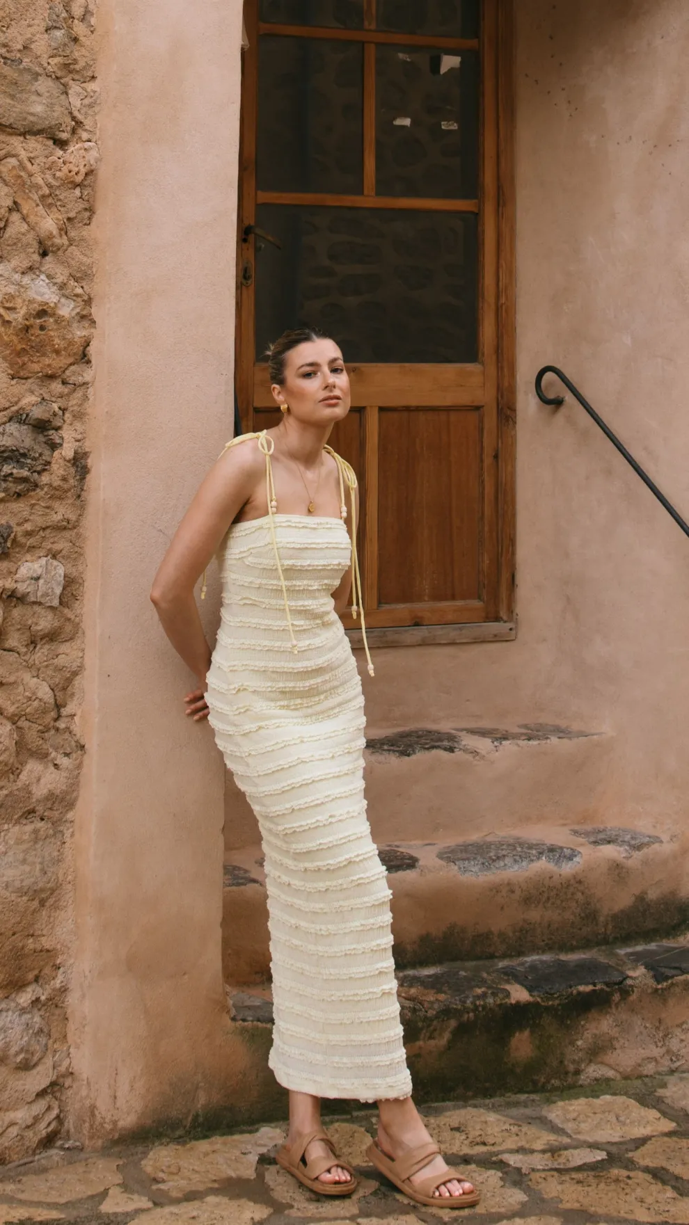 Tadashi Maxi Dress - Yellow