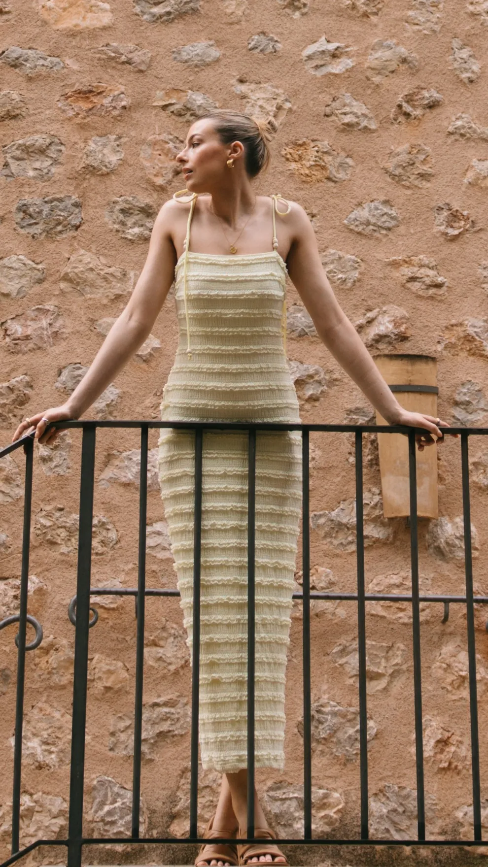 Tadashi Maxi Dress - Yellow