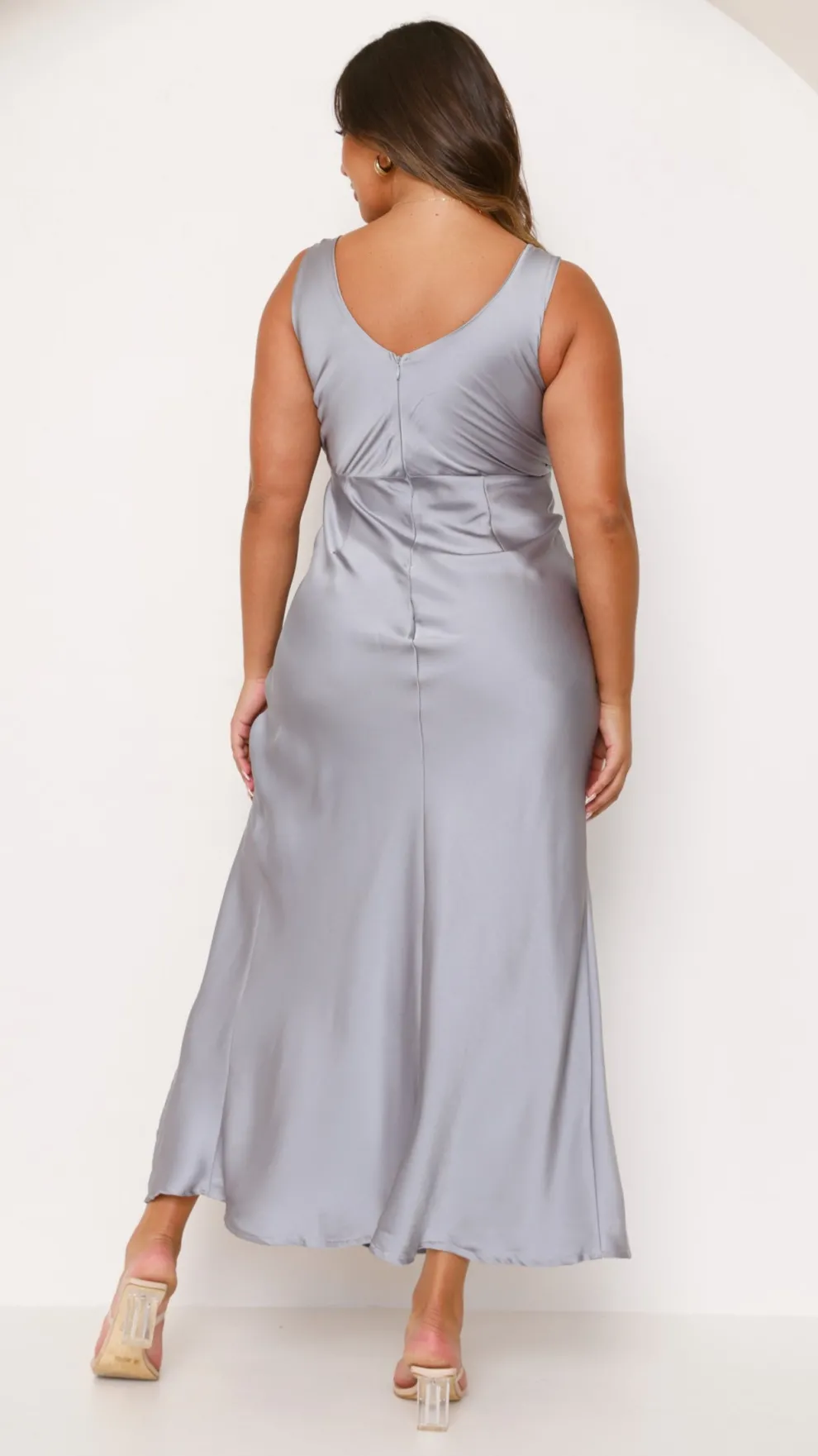 Taylor Maxi Dress - Steel Blue