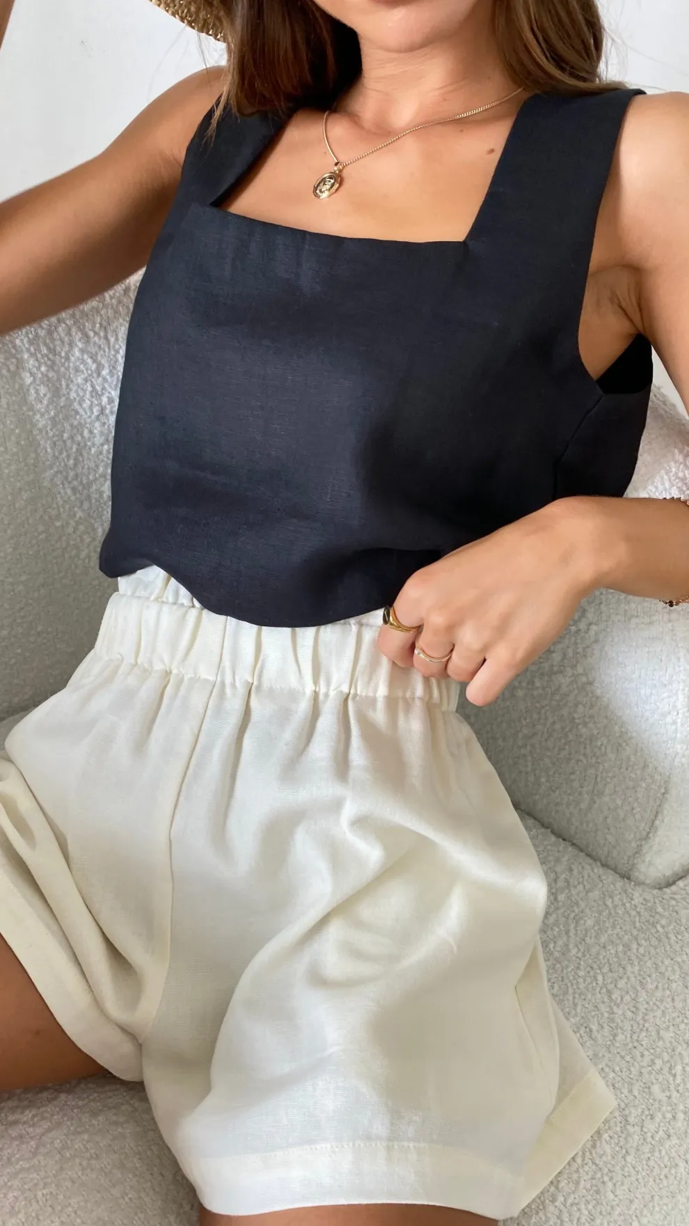 Tillie Crop Top - Black