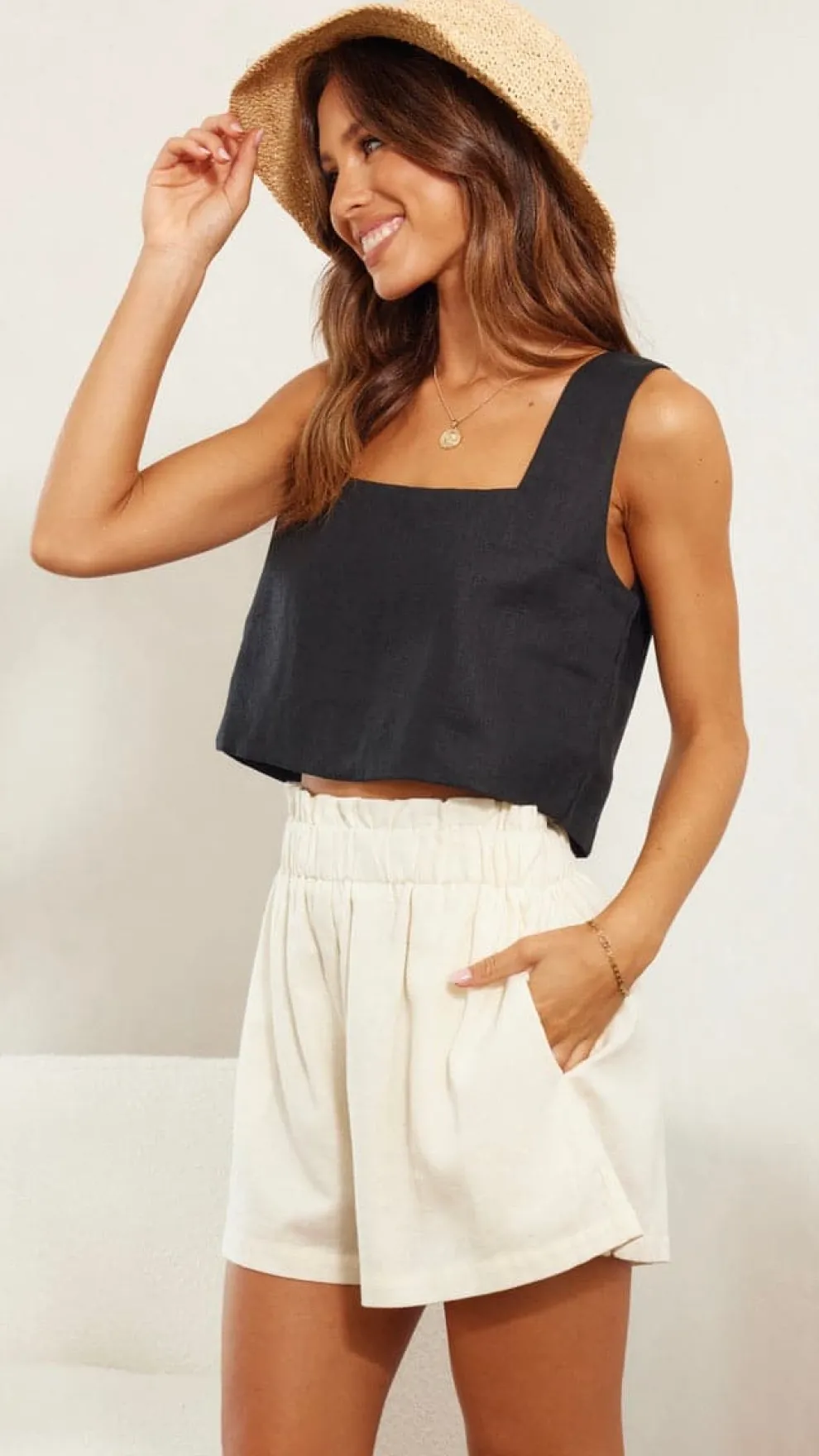 Tillie Crop Top - Black
