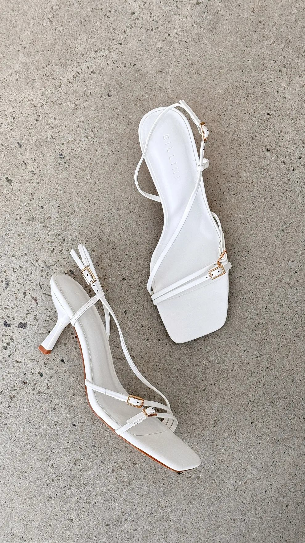 Toshie Heel - White