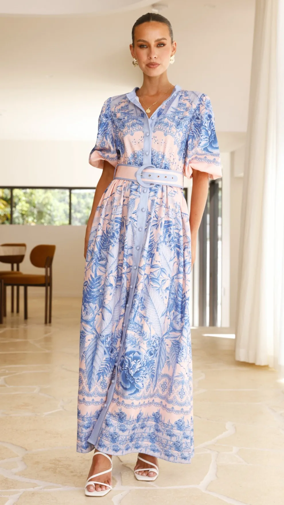 Vania Maxi Dress - Madeline Blue