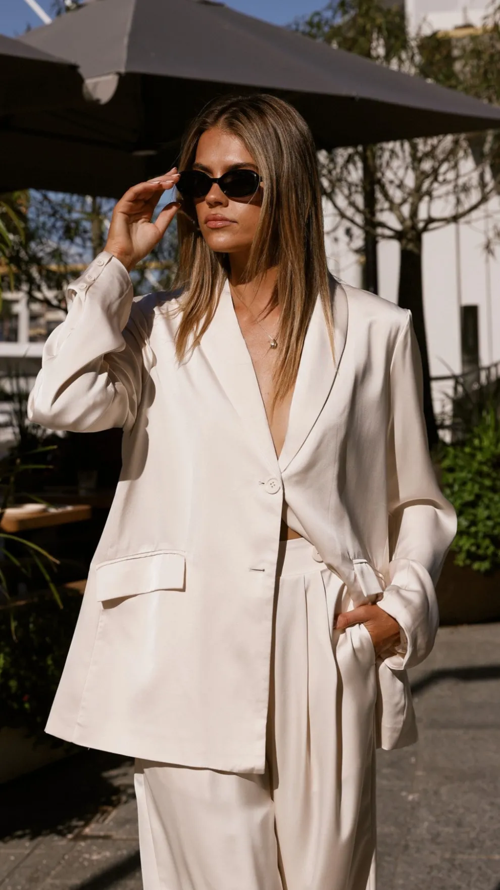 Verity Blazer - Ivory