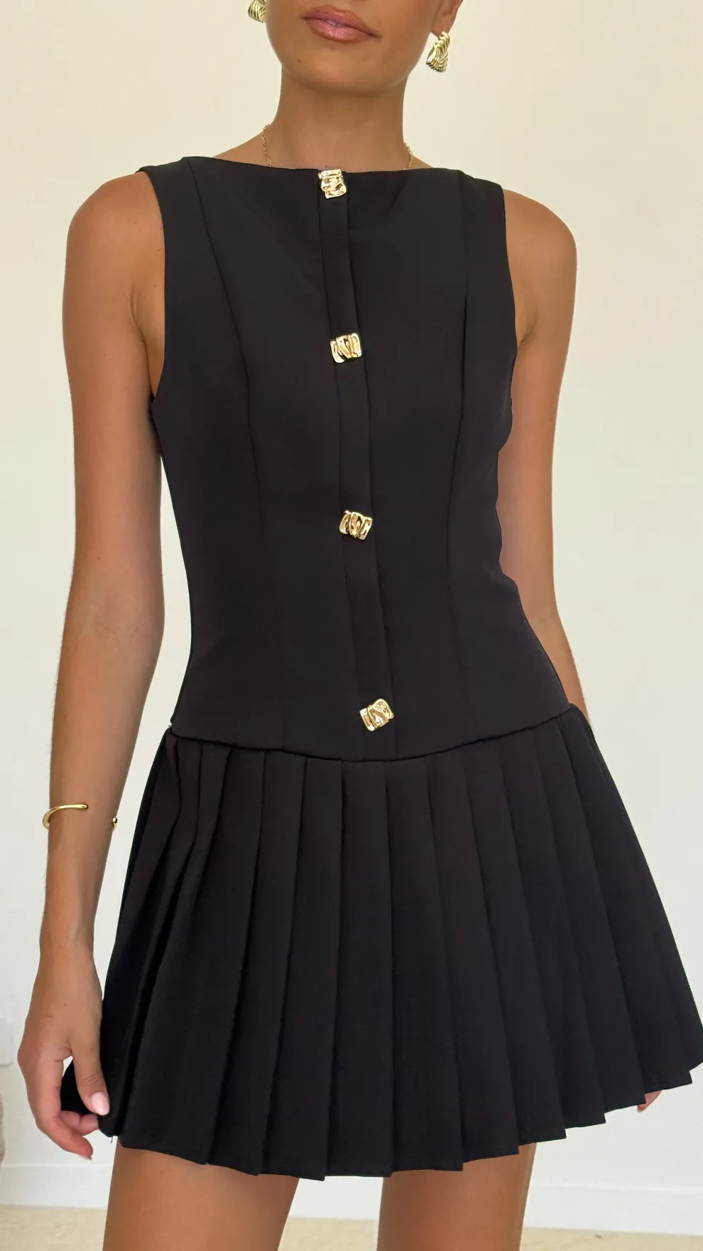 Vesperus Mini Dress - Black