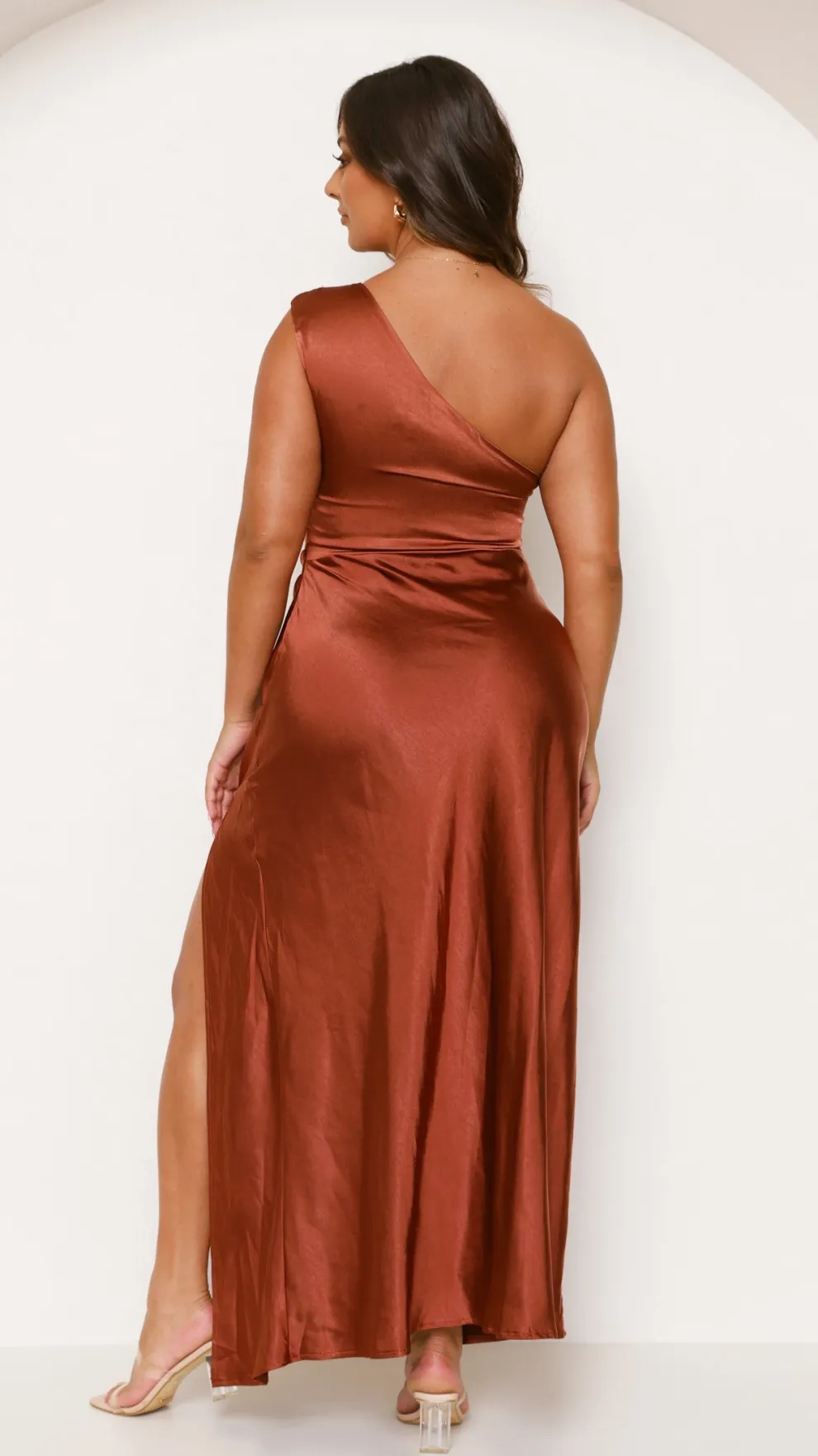 Victoria Maxi Dress - Rust