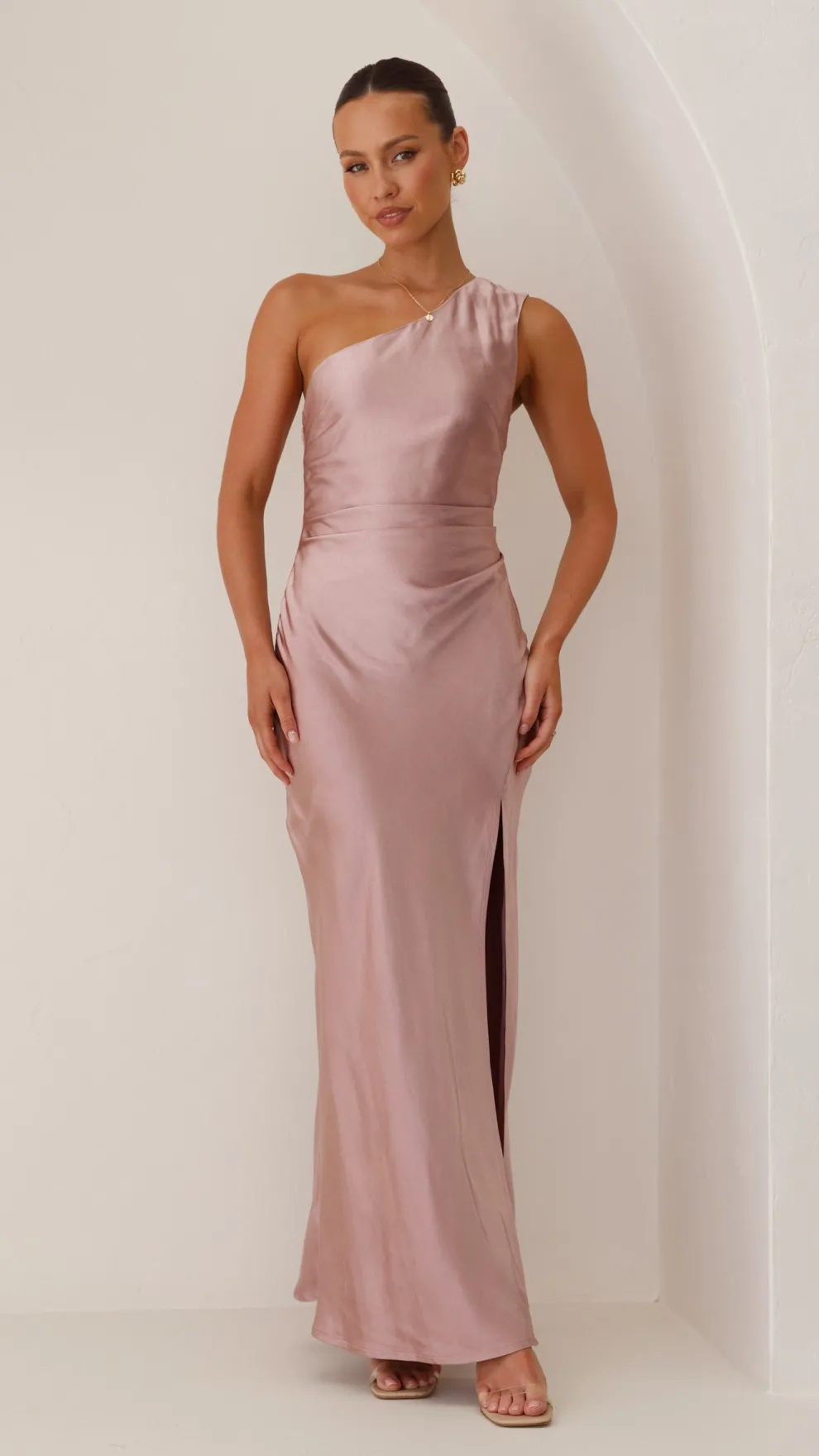 Victoria Maxi Dress - Dusty Pink