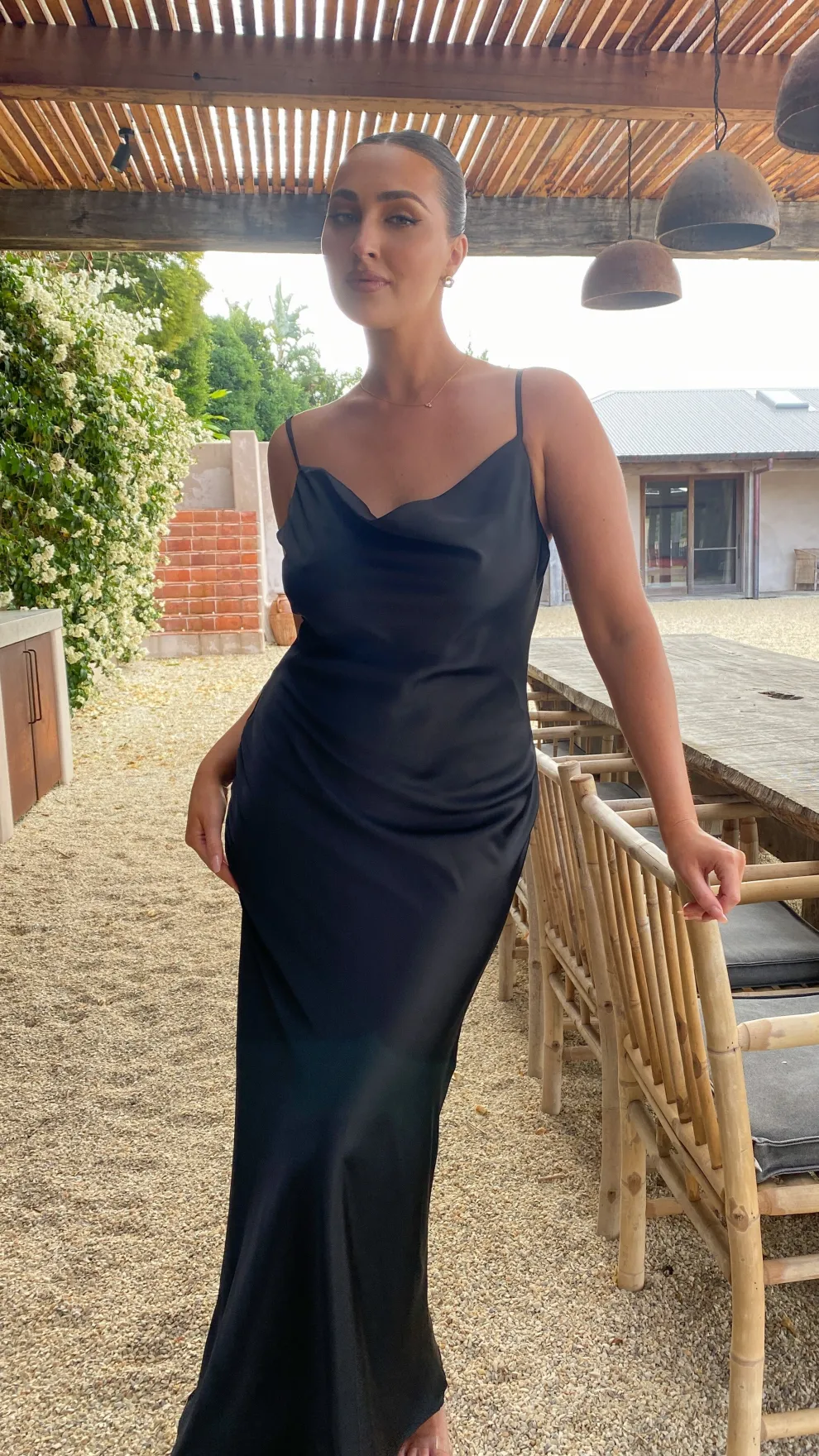 Willow Maxi Dress - Black
