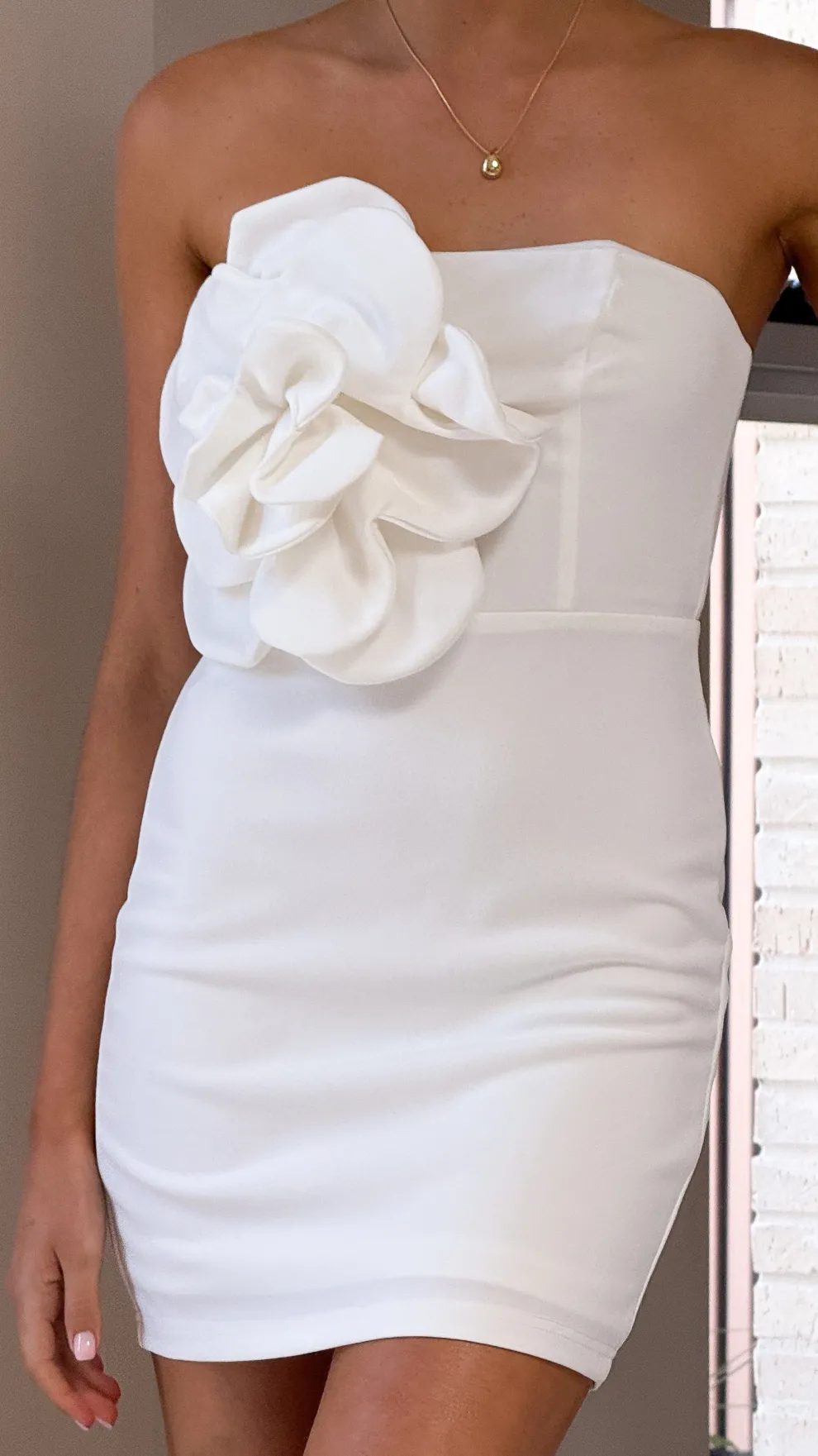 Xanbi Mini Dress - White