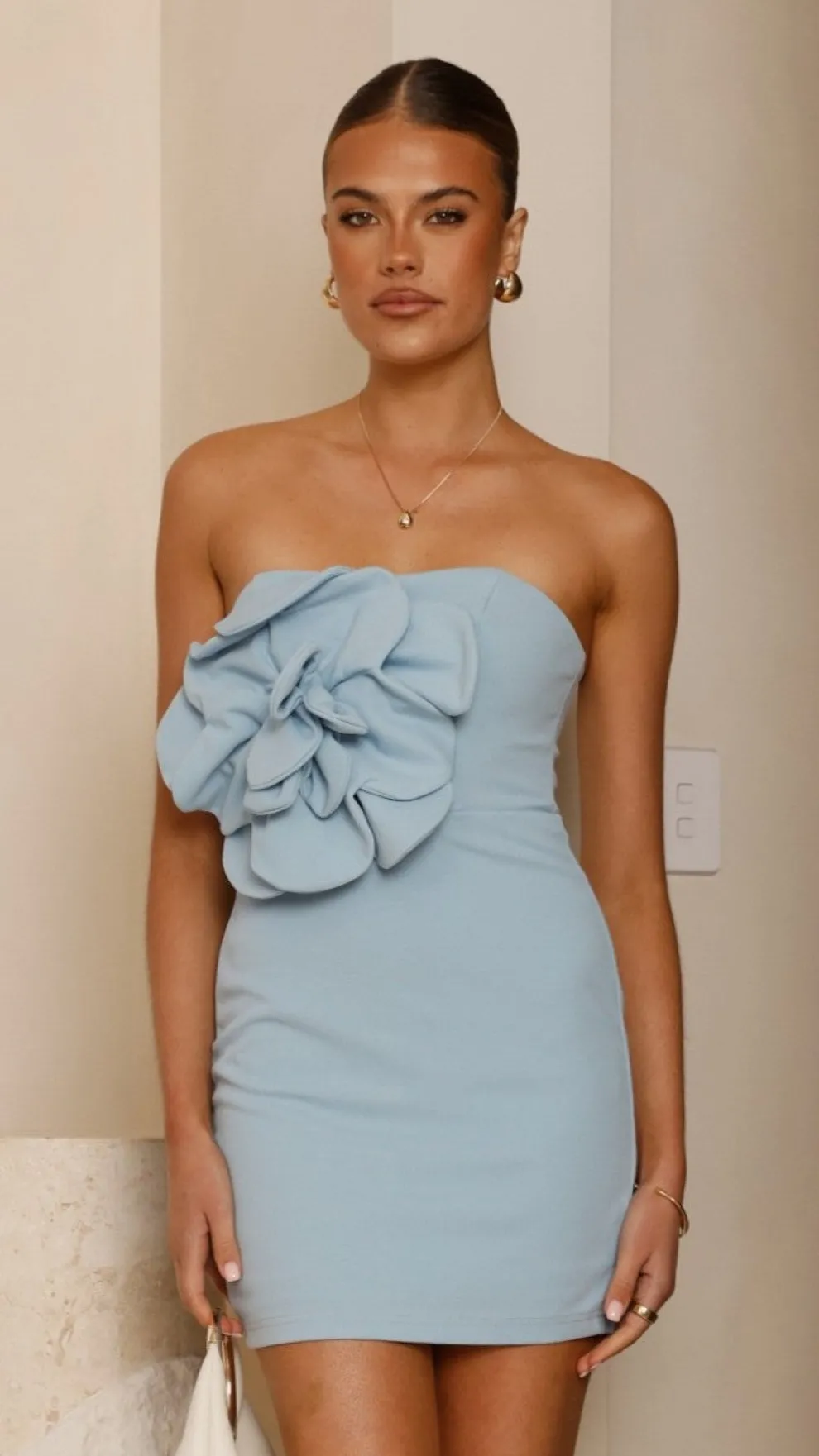 Xanbi Mini Dress - Blue