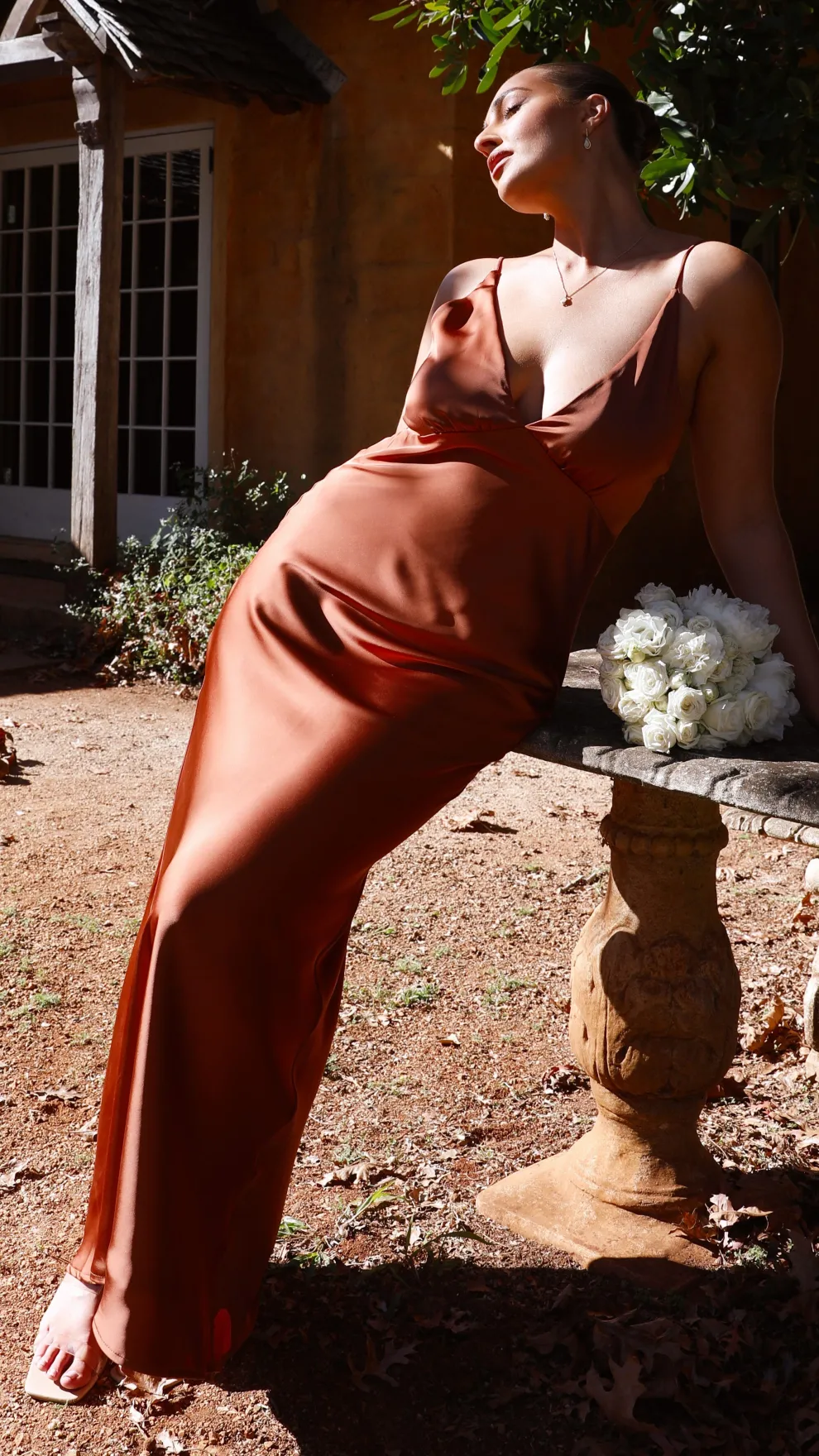 Ziah Maxi Dress - Copper