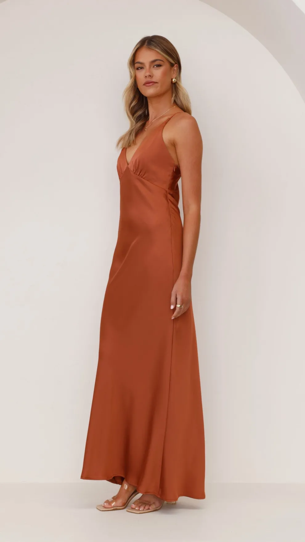 Ziah Maxi Dress - Copper