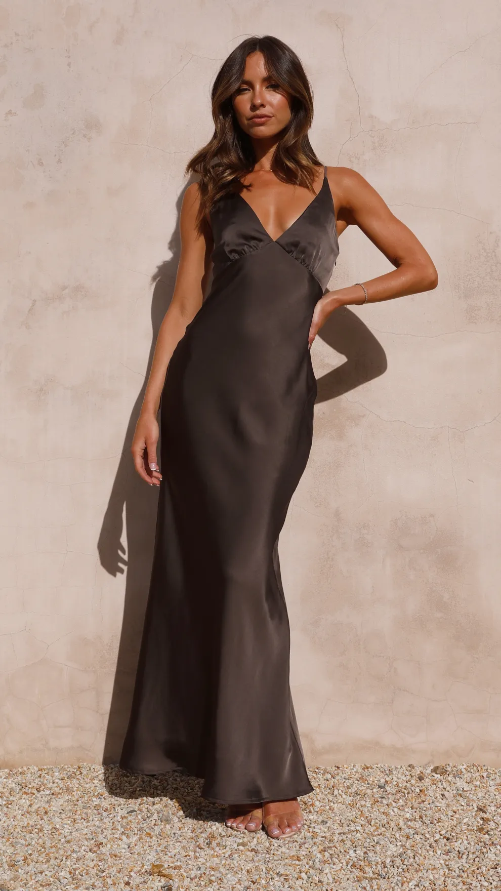 Ziah Maxi Dress - Espresso