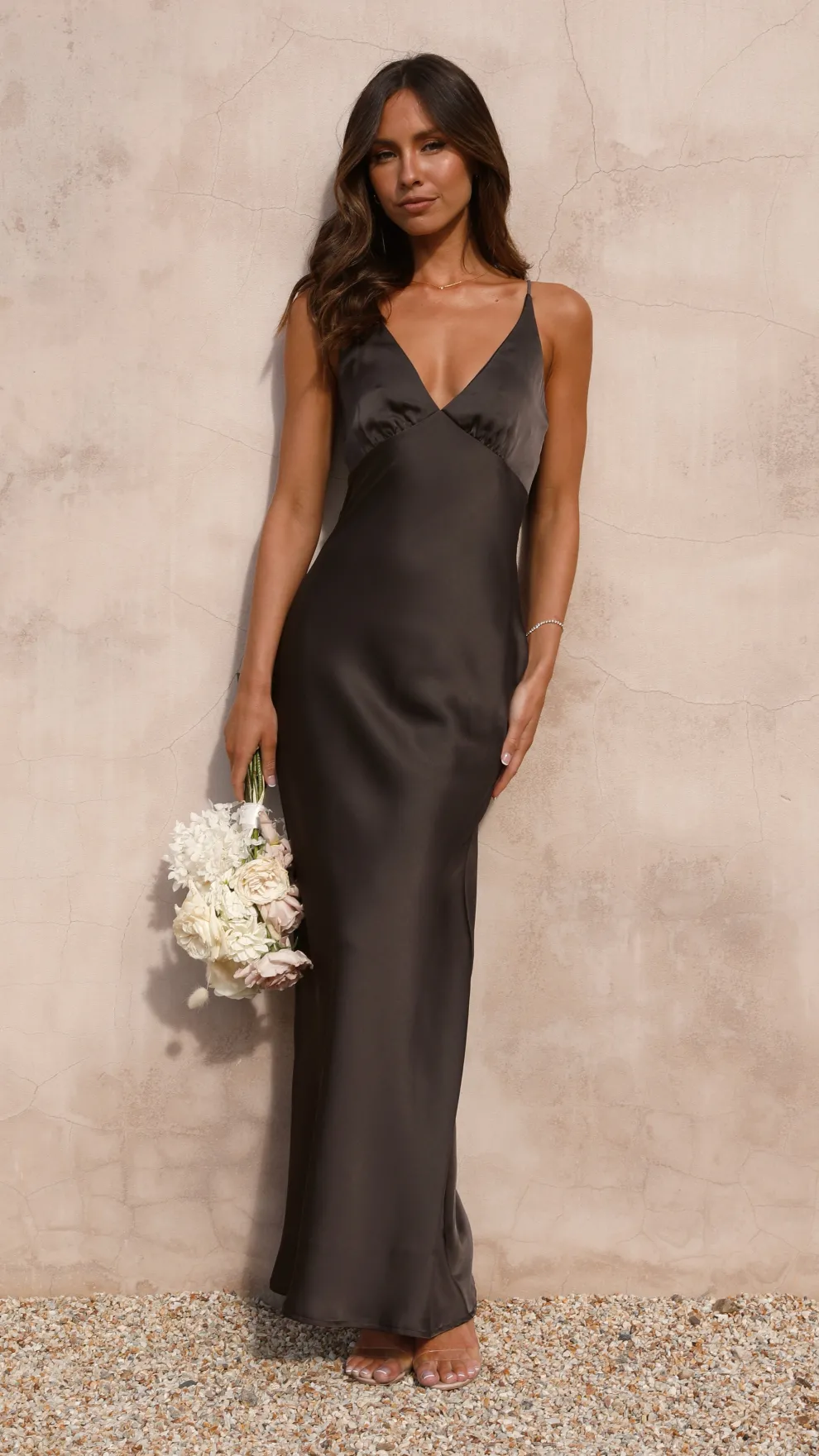 Ziah Maxi Dress - Espresso