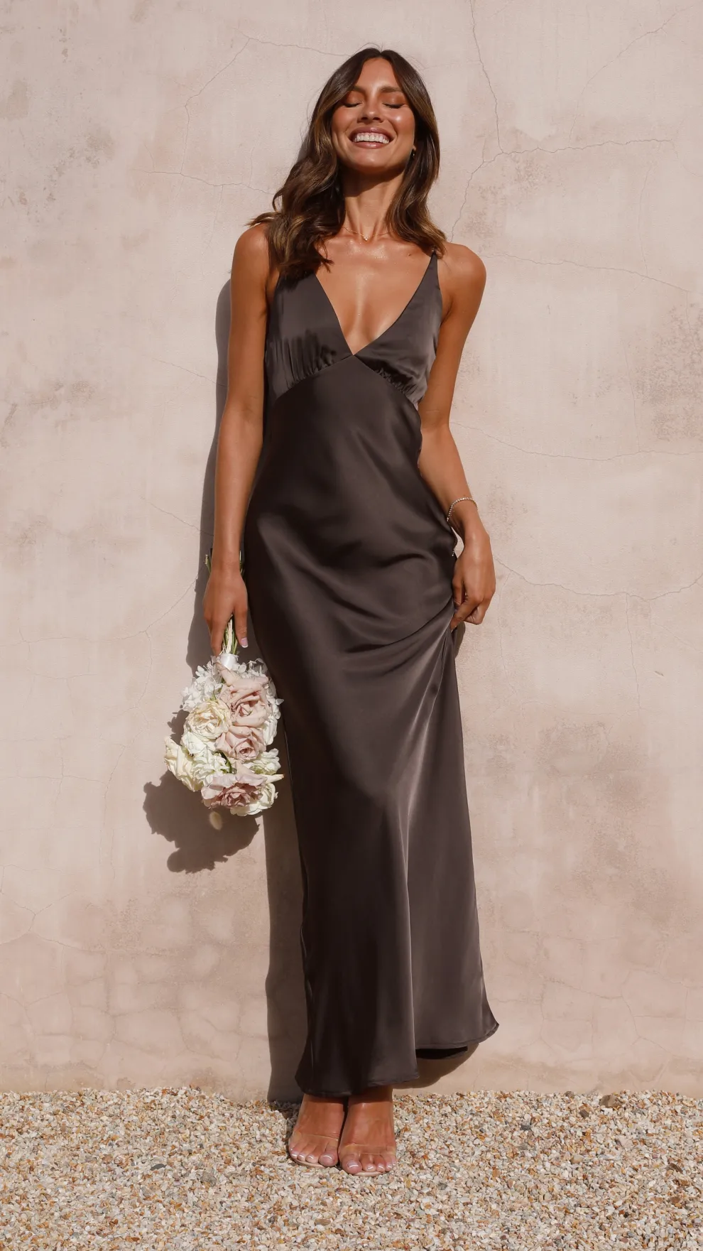 Ziah Maxi Dress - Espresso