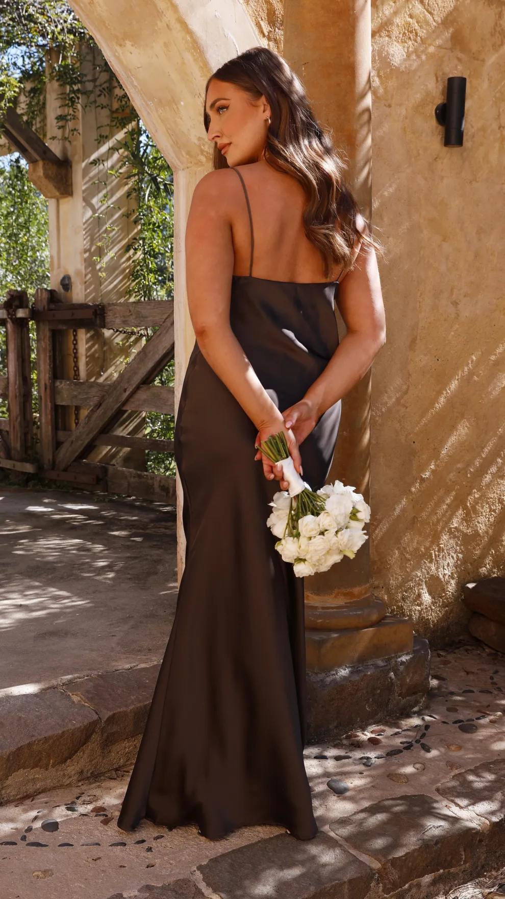 Ziah Maxi Dress - Espresso