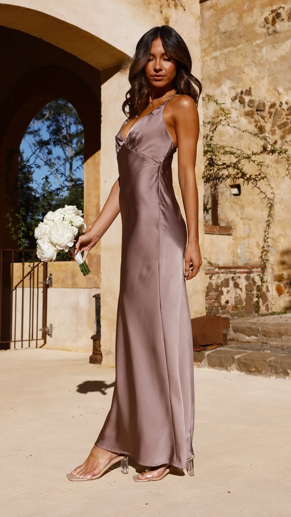 Ziah Maxi Dress - Mushroom