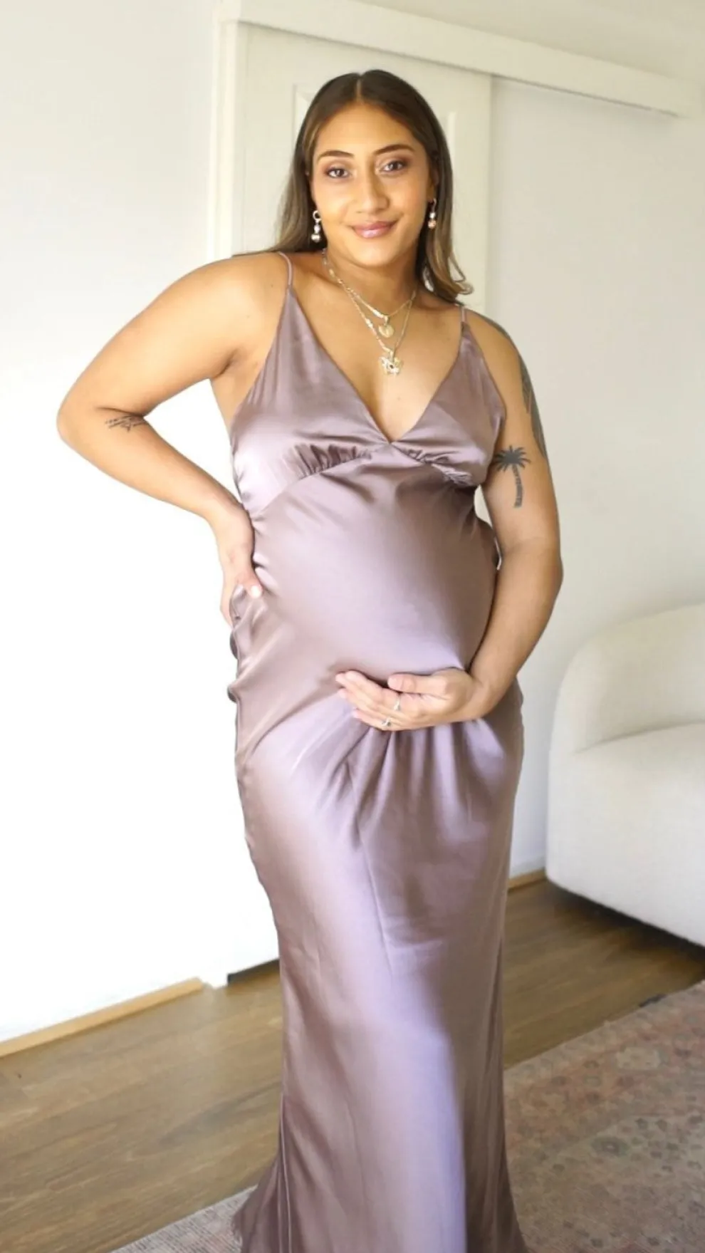 Ziah Maxi Dress - Mushroom