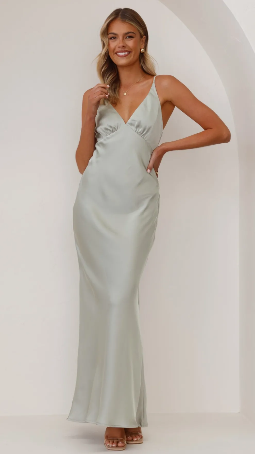 Ziah Maxi Dress - Olive